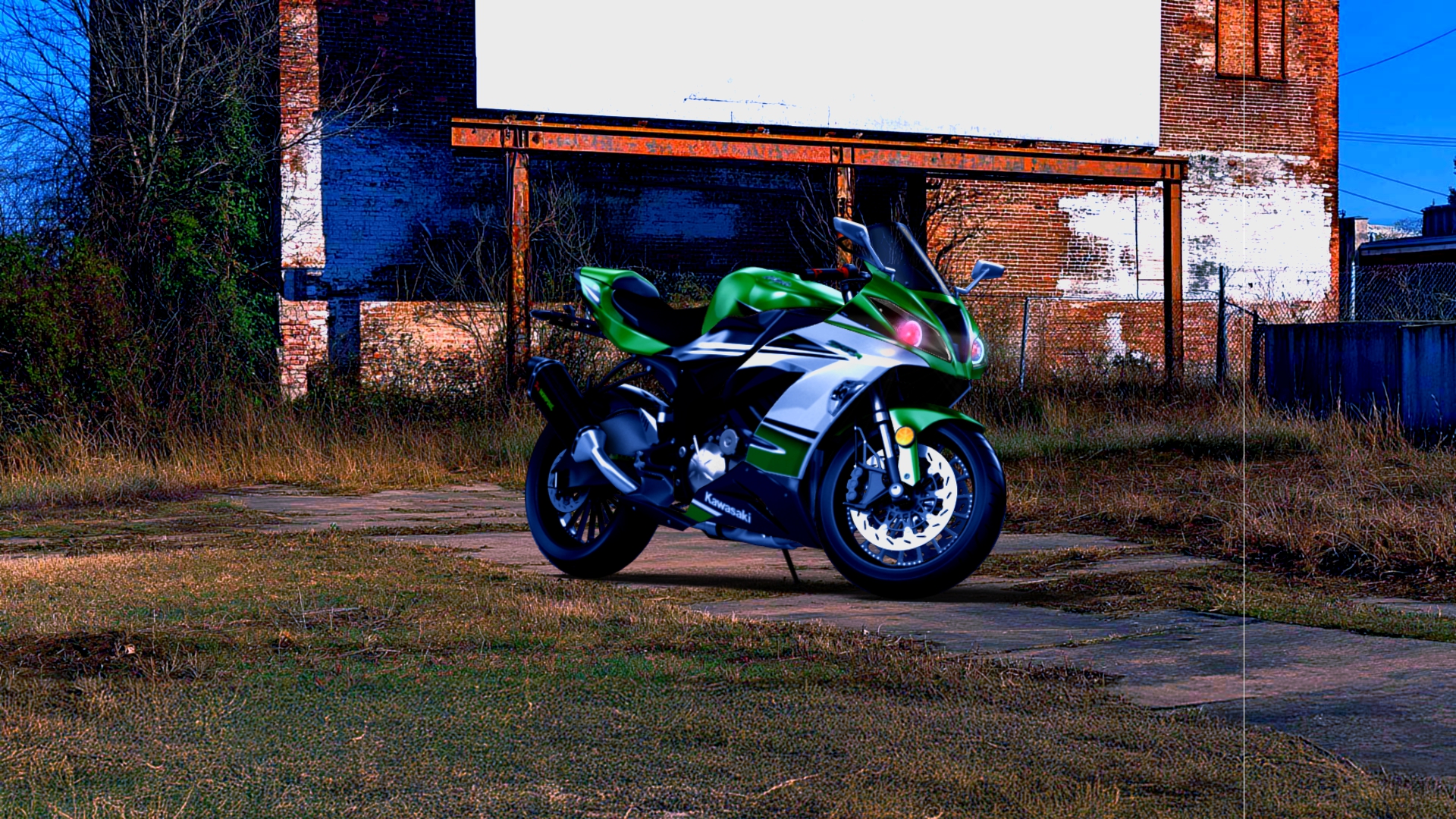 Kawasaki Ninja ZX 6R Sport Bike 2015 tuning