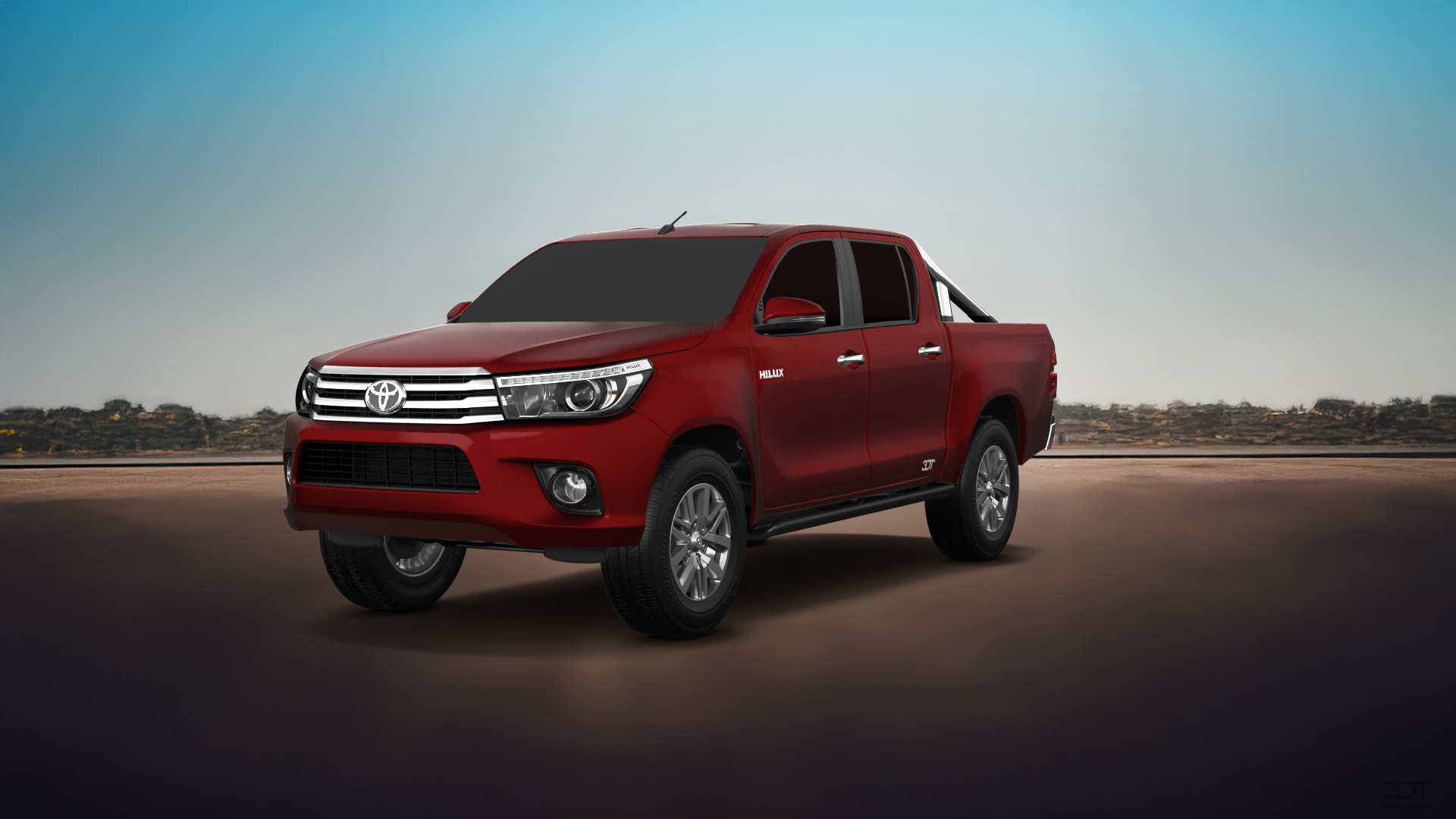 Toyota Hilux Double Cab 4 Door pickup truck 2015 tuning