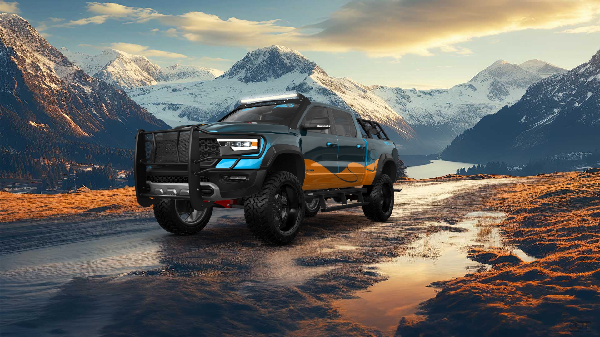 Dodge Ram 1500 TRX 4 Door pickup truck 2021 Images