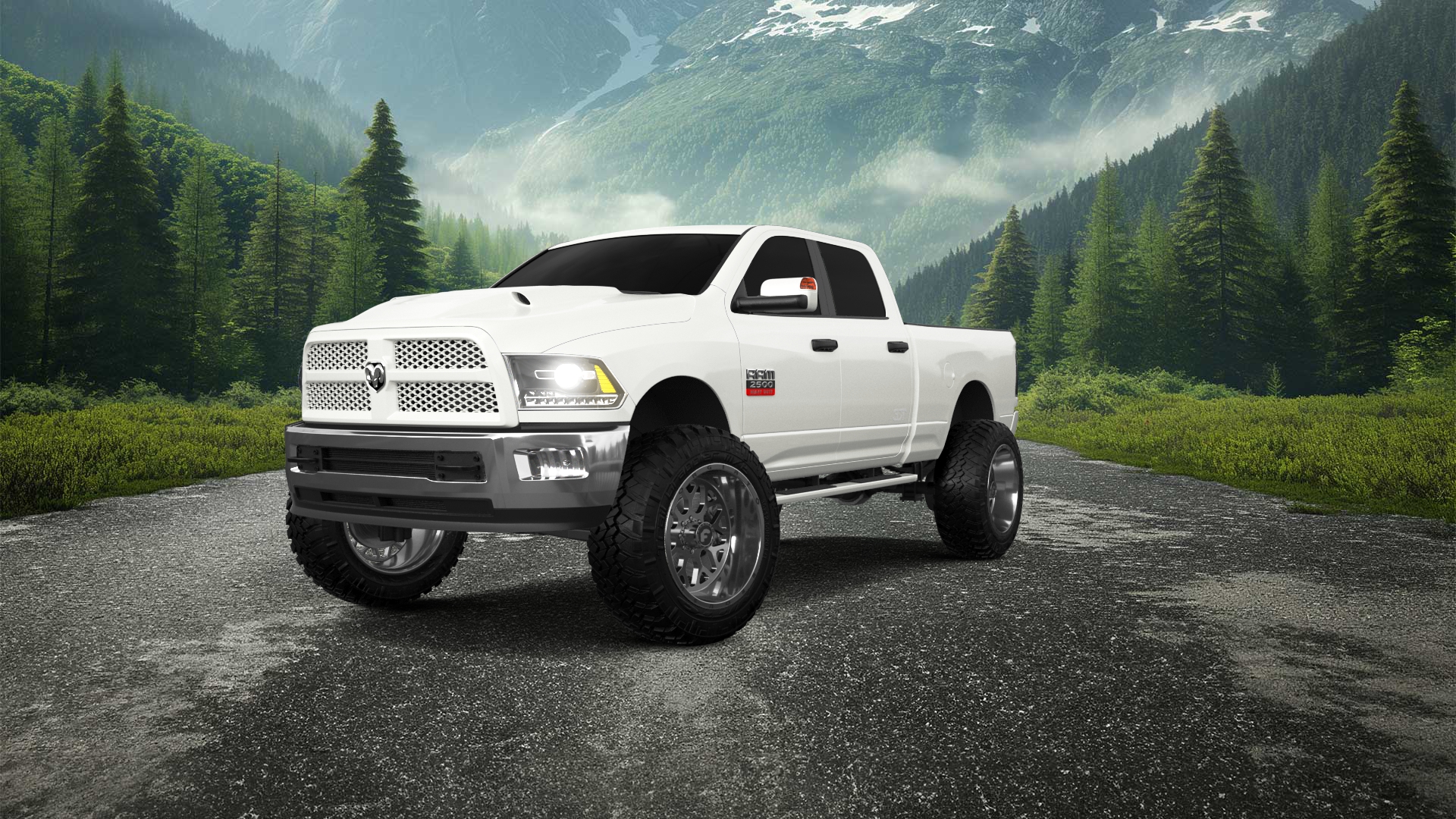 Dodge Ram 2500 4 Door Truck 2014