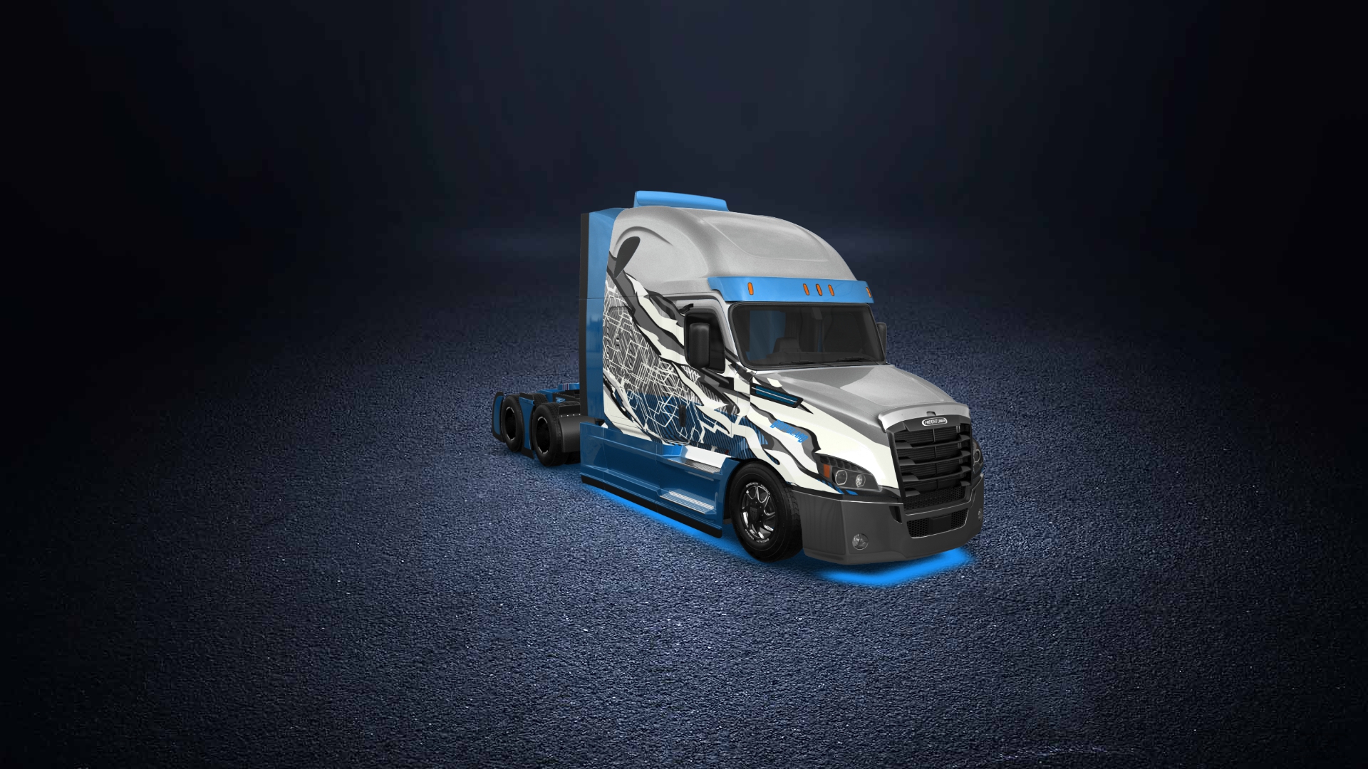 Freightliner Cascadia Sleeper Cab Truck 2018 tuning