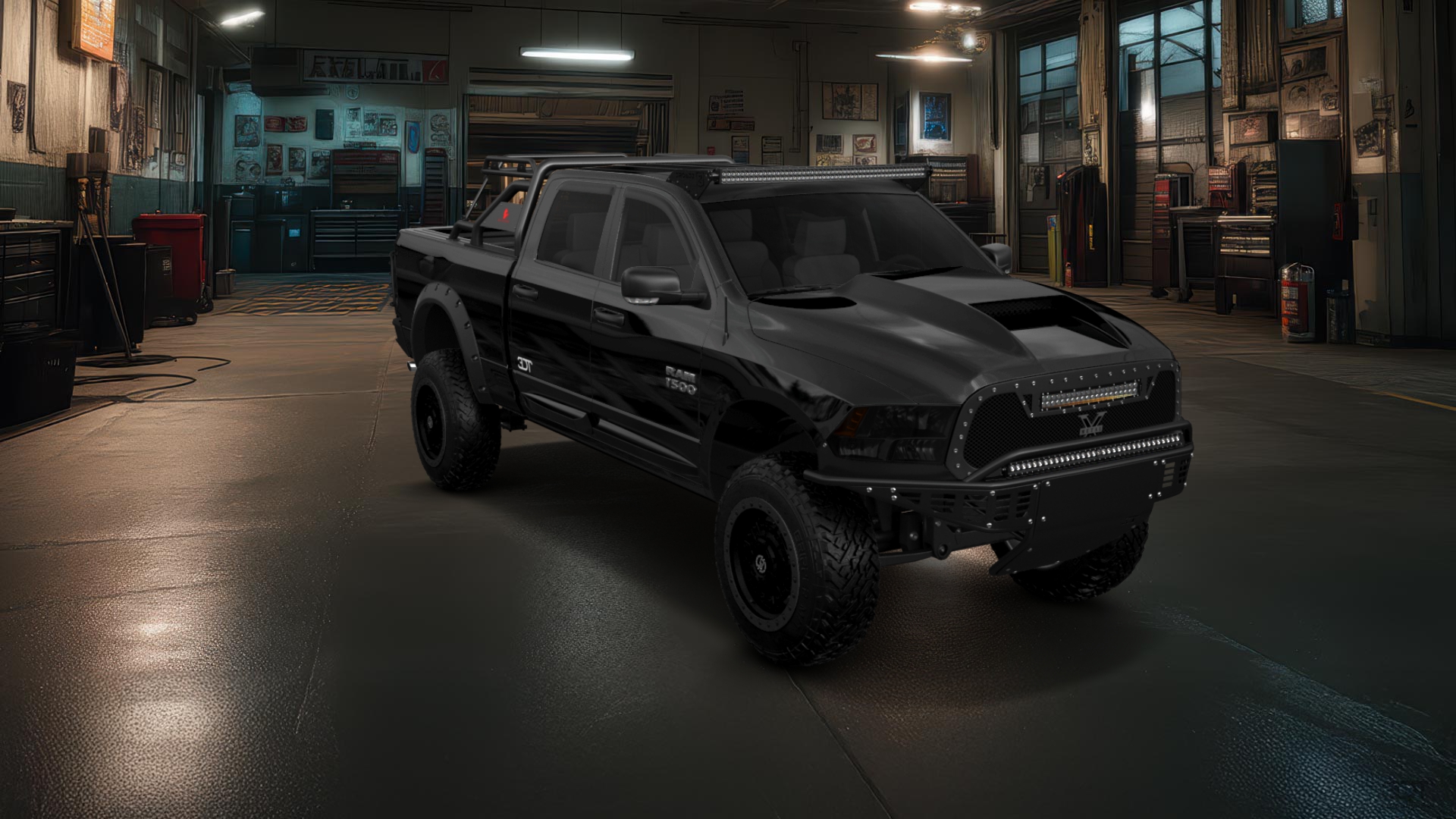 Dodge Ram 1500 6.4 ft box 4 Door pickup truck 2013 tuning