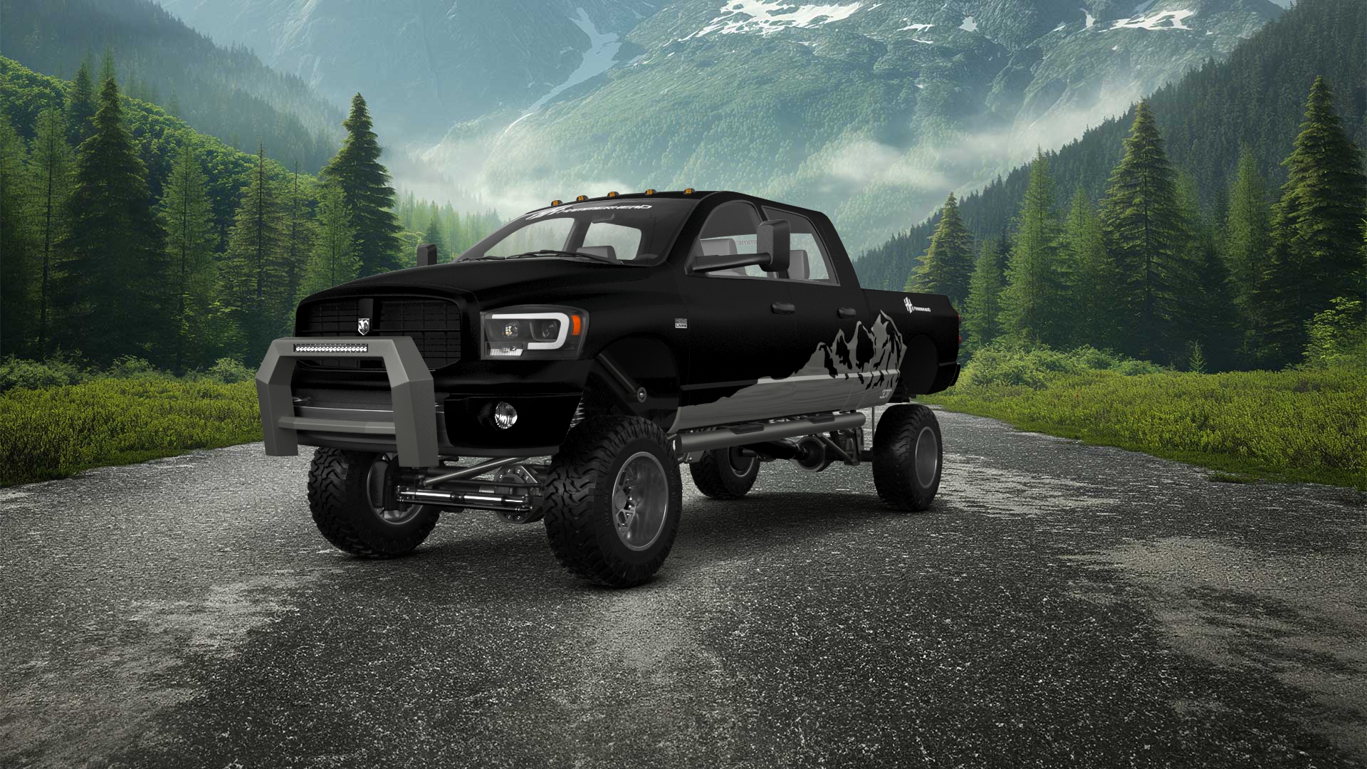 Dodge Ram 2500 4 Door pickup truck 2007 tuning