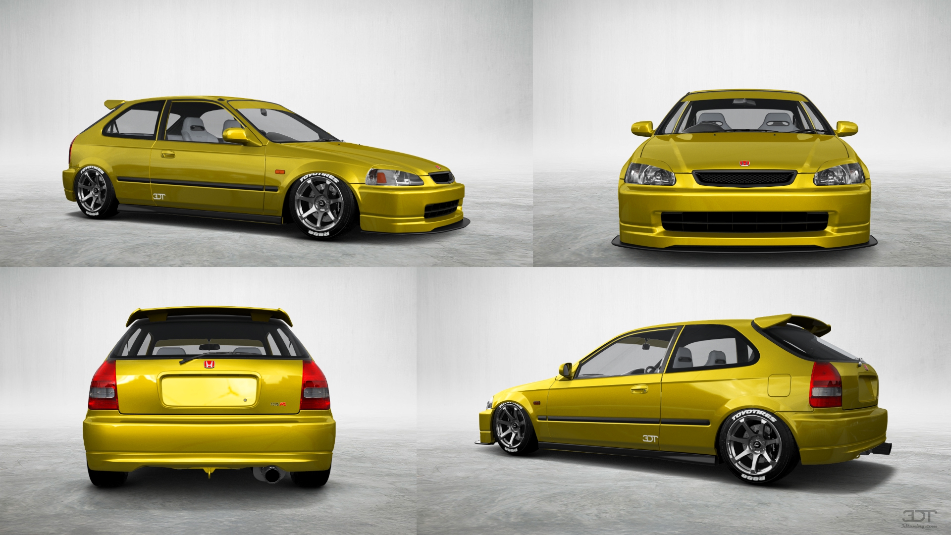 Honda Civic 3 Door Hatchback 1997 Images