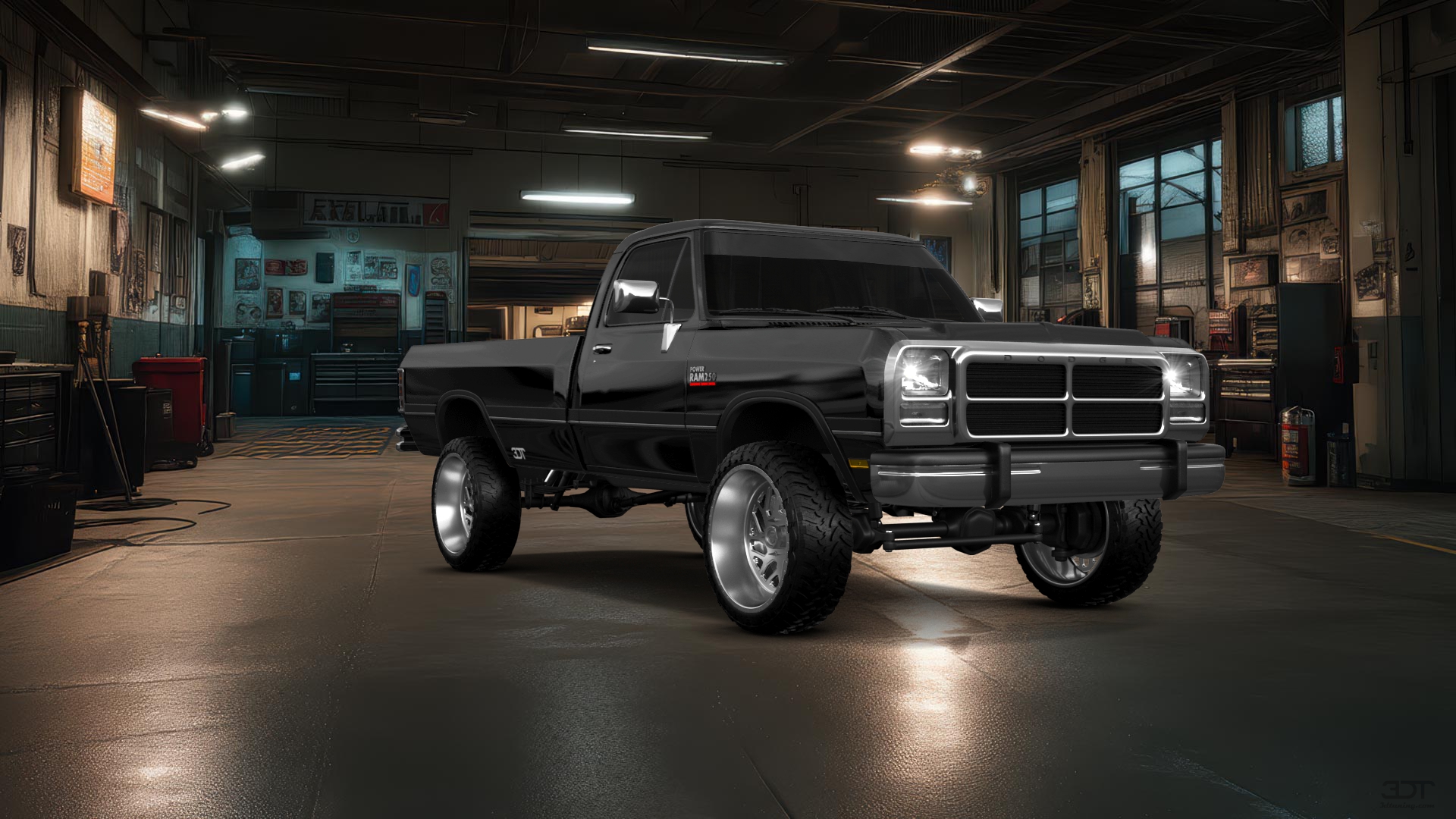 Dodge Ram 2 Door pickup truck 1991 tuning