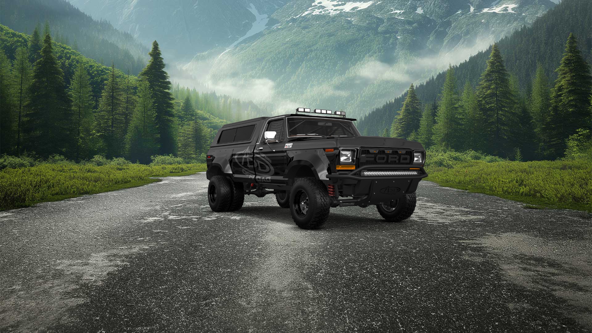 Ford F-350 Dually Regular Cab 2 Door pickup truck 1978 tuning