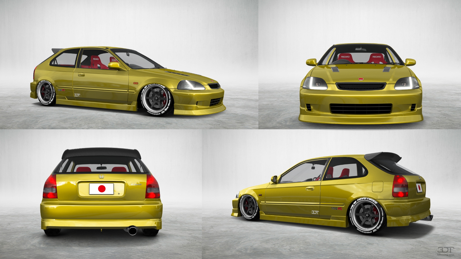 Honda Civic 3 Door Hatchback 1997 tuning