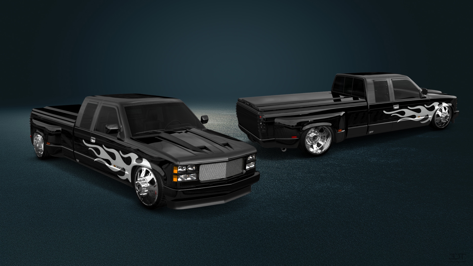 Chevrolet K3500 Extended Cab Pickup Truck 1988 tuning