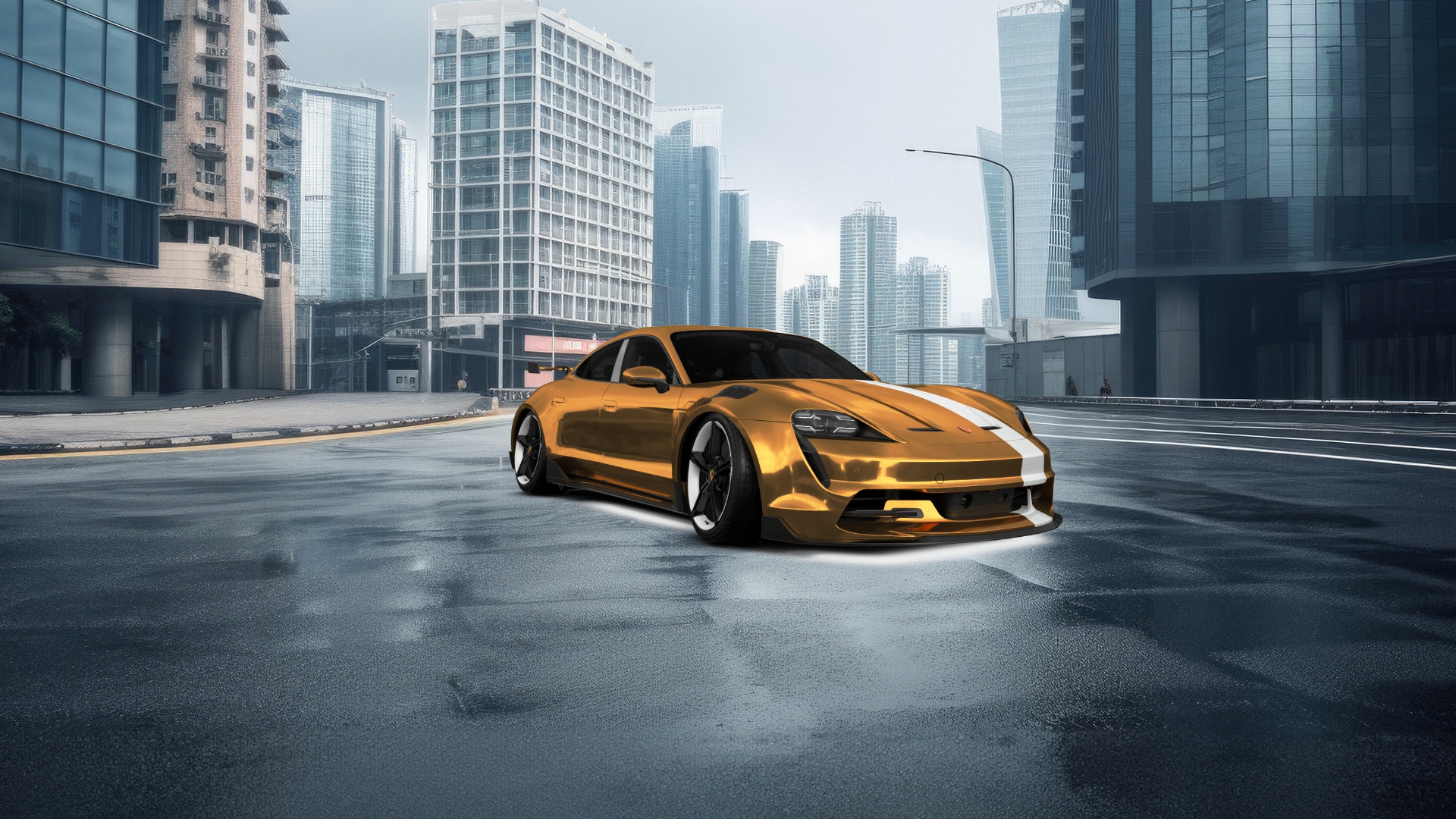 Porsche Taycan 4 Door Saloon 2019 tuning