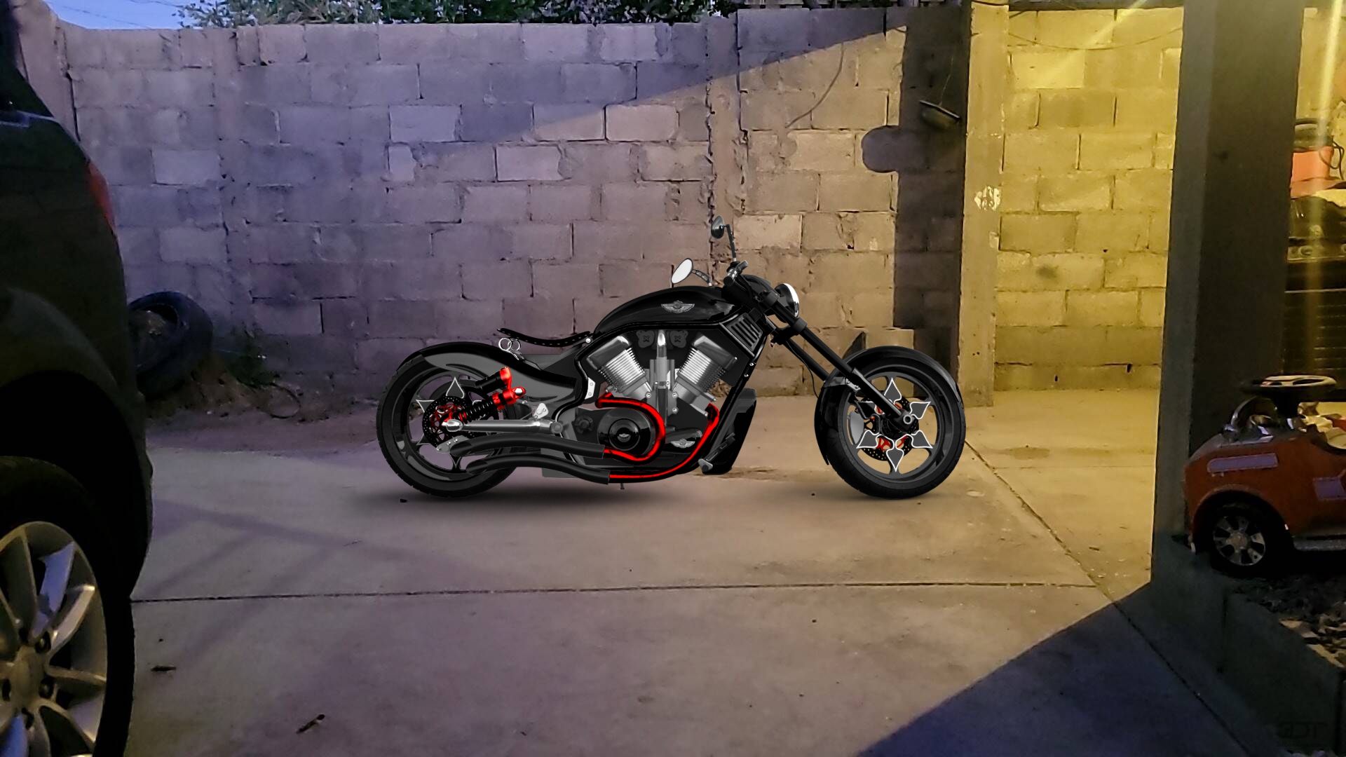 Harley-Davidson Custom Chopper Cruiser 2011