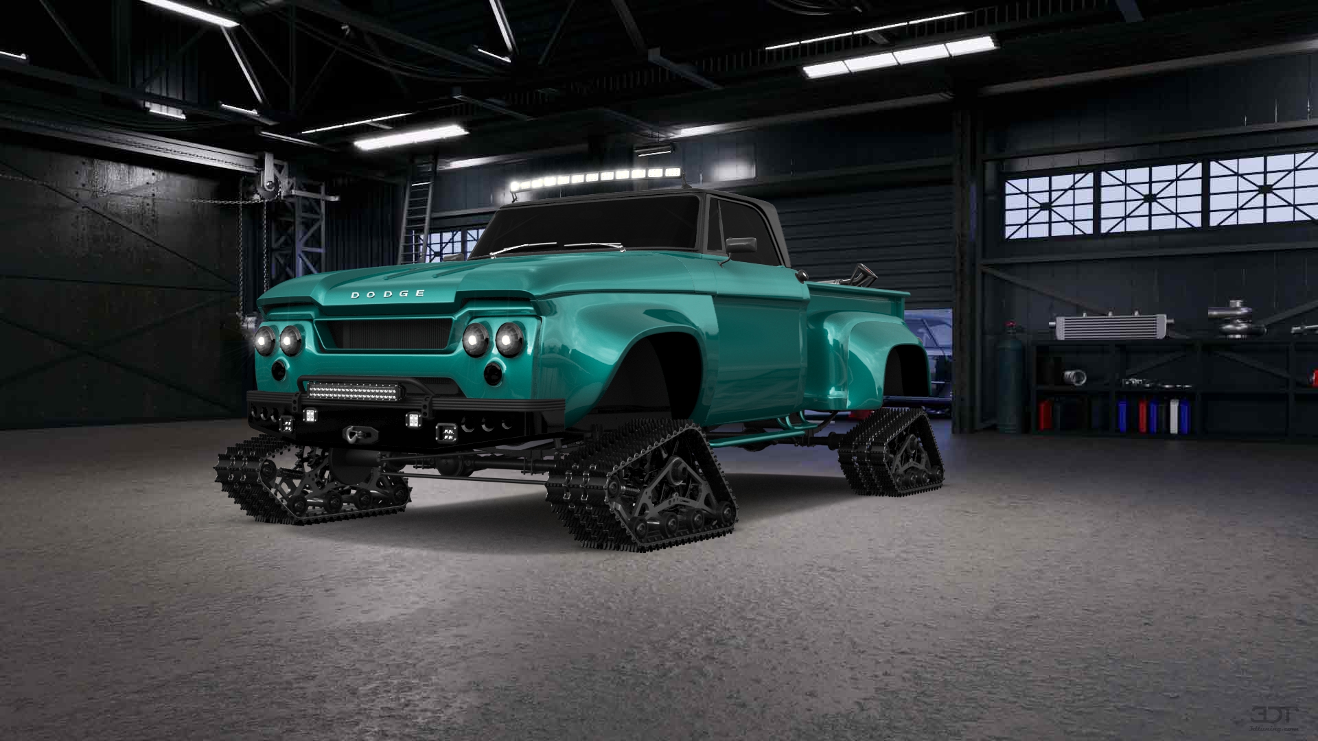 Dodge D-100 Stepside 2 Door pickup truck 1961
