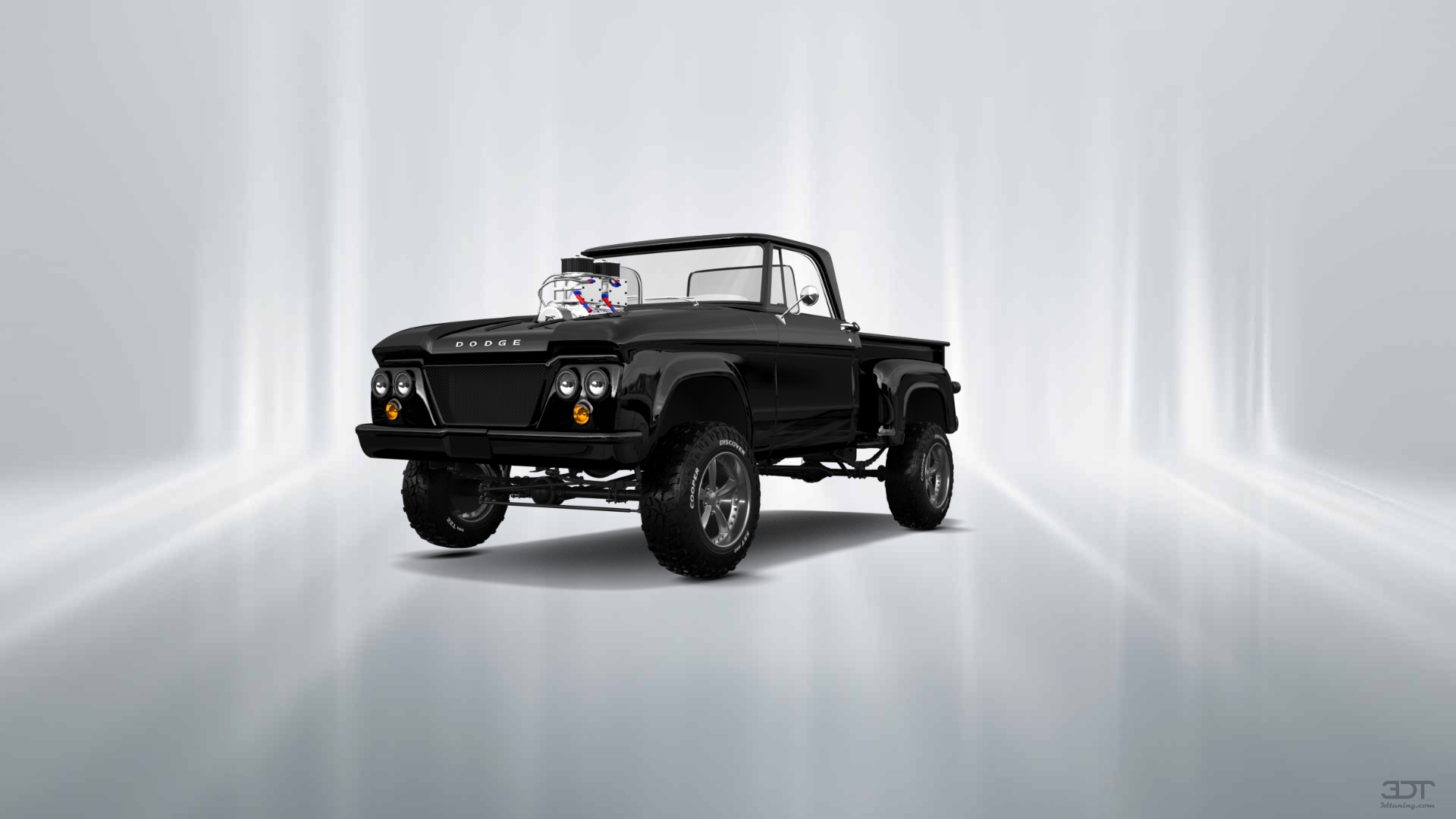 Dodge D-100 Stepside 2 Door pickup truck 1961 tuning