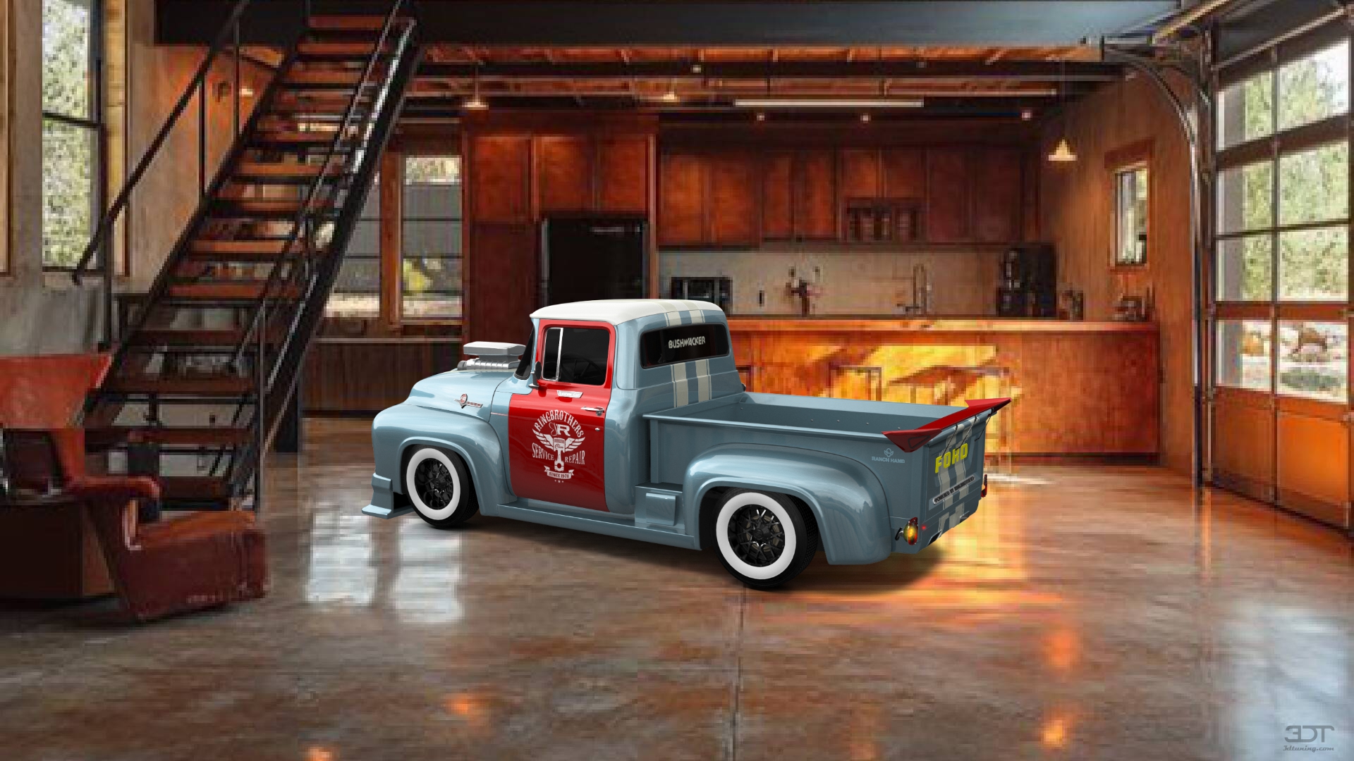 Ford F-100 2 Door truck 1956 Images