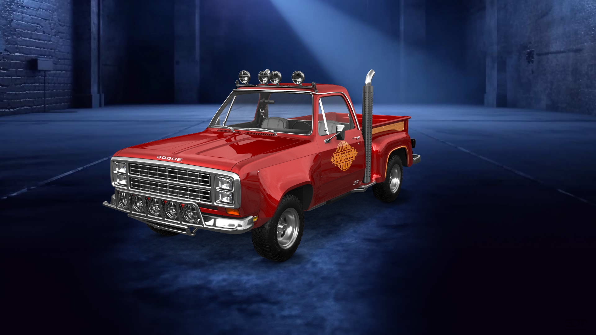 Dodge Lil Red Express 2 Door pickup truck 1979 tuning