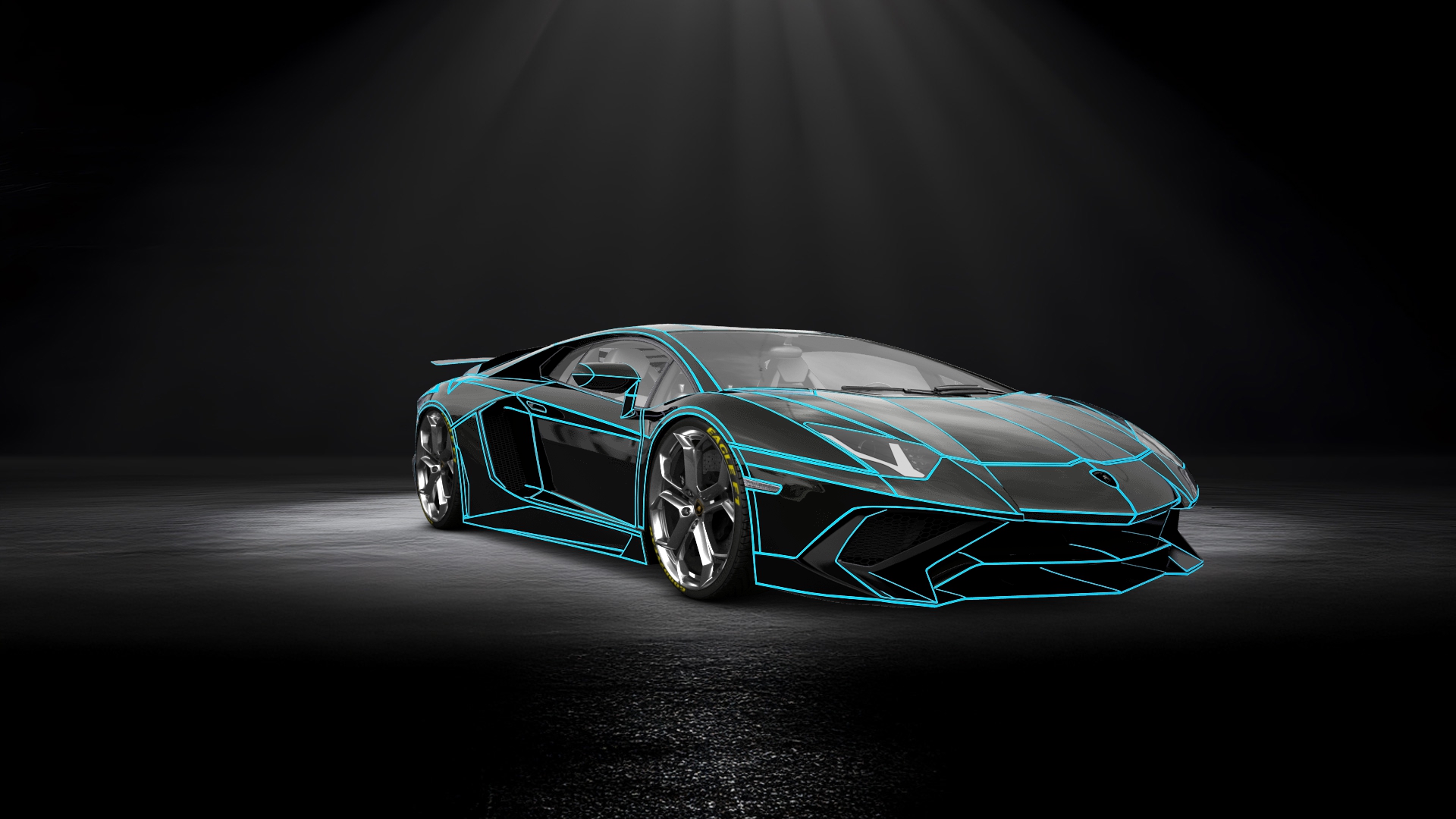 Lamborghini Aventador 2 Door Coupe 2012 tuning