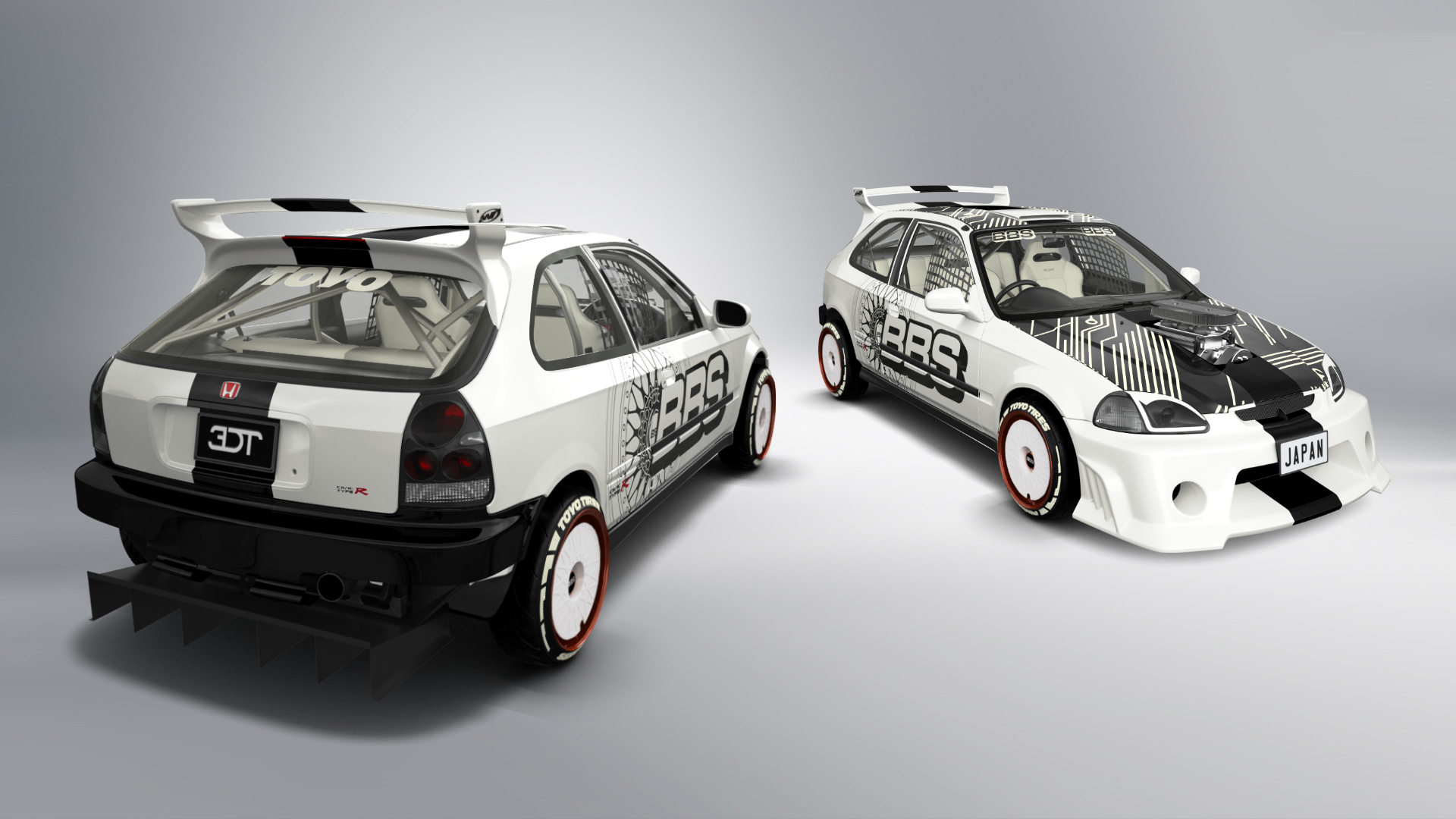 Honda Civic 3 Door Hatchback 1997 tuning