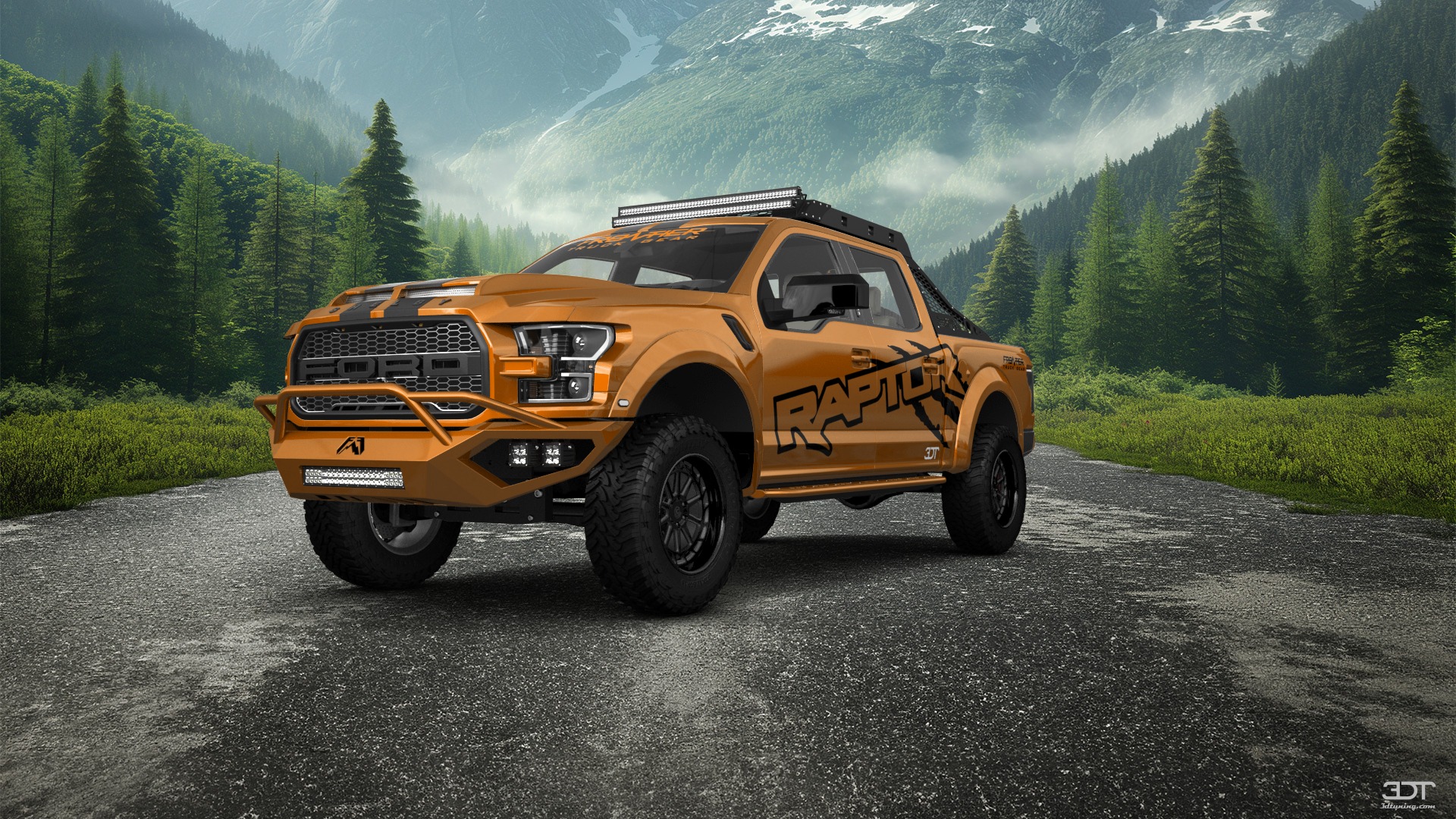 Ford F-150 Raptor 4 Door pickup truck 2017