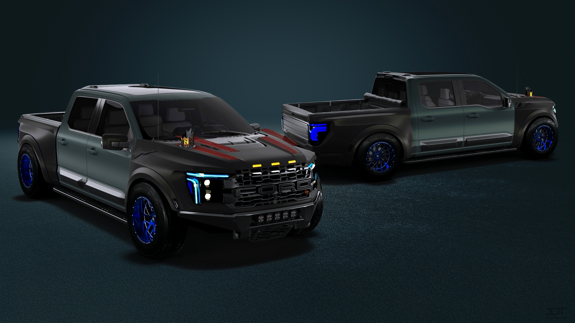 Ford F-150 Raptor 4 Door pickup truck 2024 tuning
