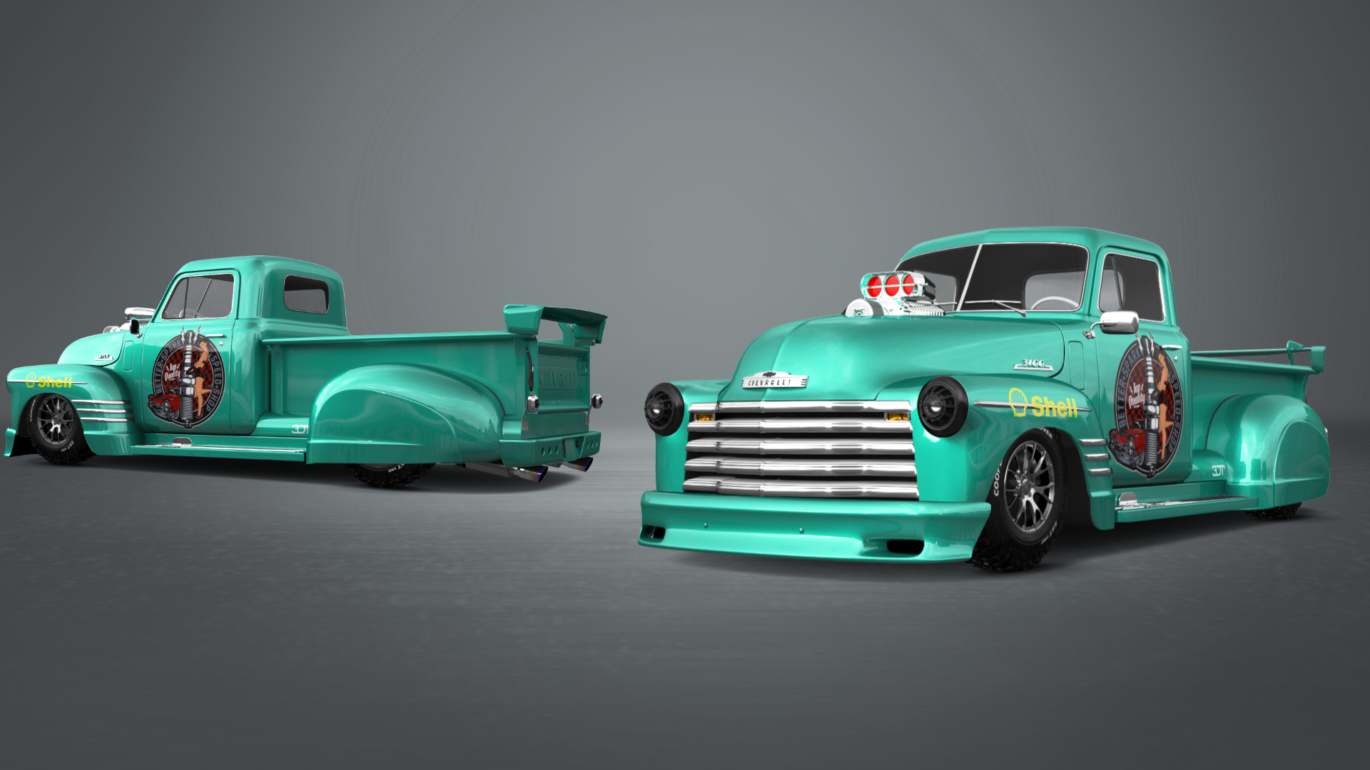 Chevrolet 3100 2 Door pickup truck 1950 tuning