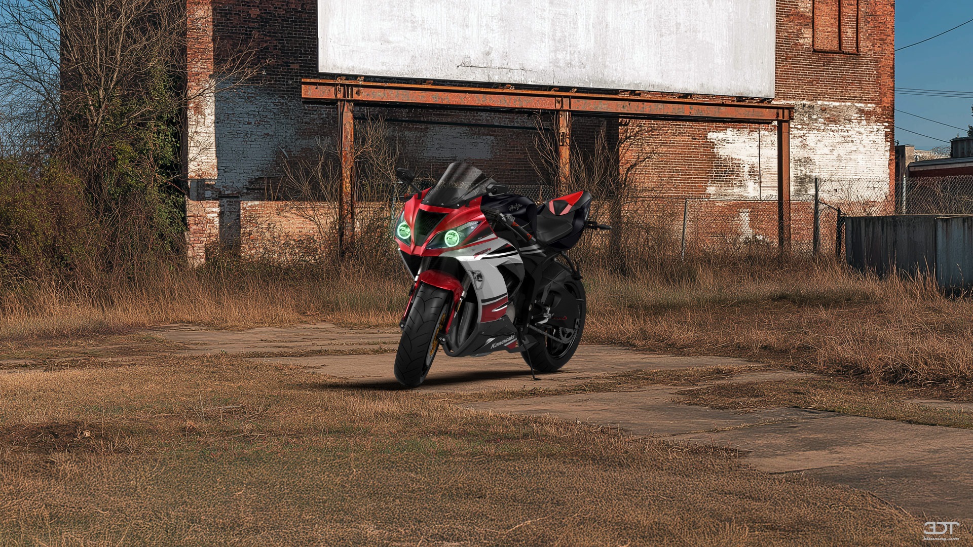 Kawasaki Ninja ZX 6R Sport Bike 2015 tuning