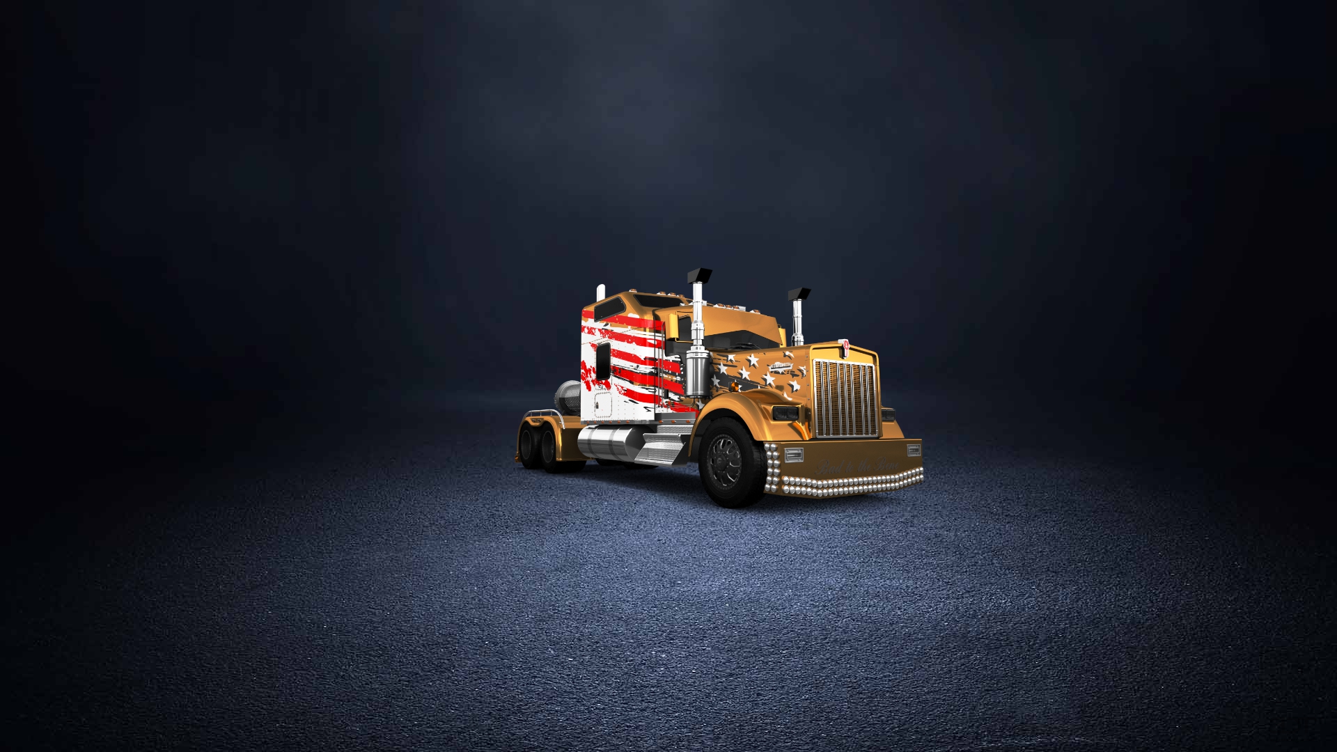 Kenworth W900 Sleeper Cab Truck 2015 tuning