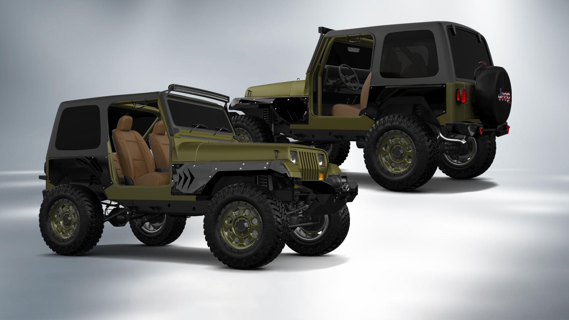 Jeep Wrangler YJ 2 Door SUV 1990