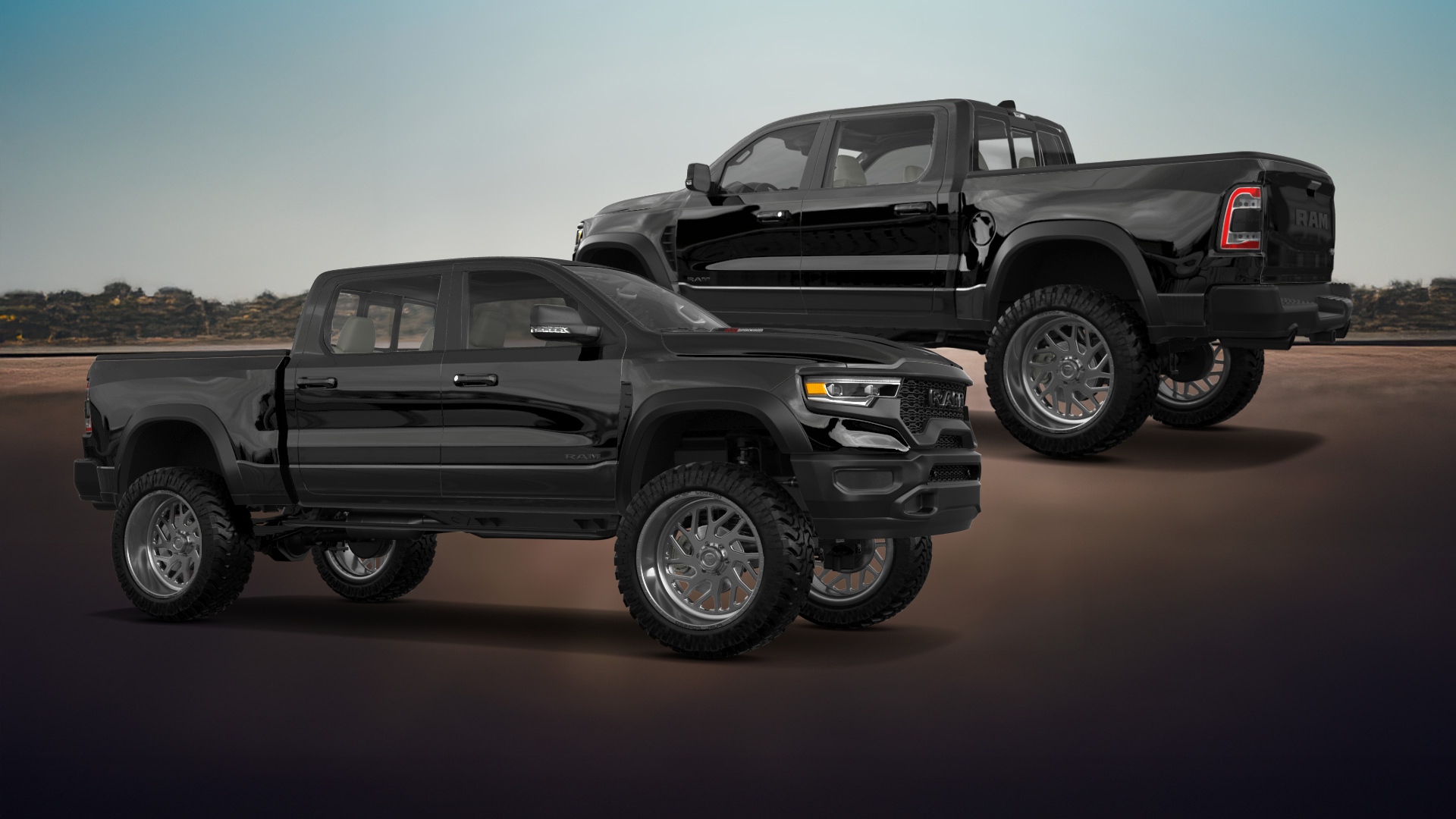 Dodge Ram 1500 TRX 4 Door pickup truck 2021 tuning