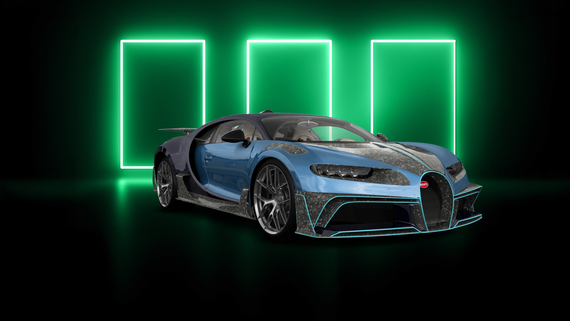 Bugatti Chiron 2 Door Coupe 2016 tuning