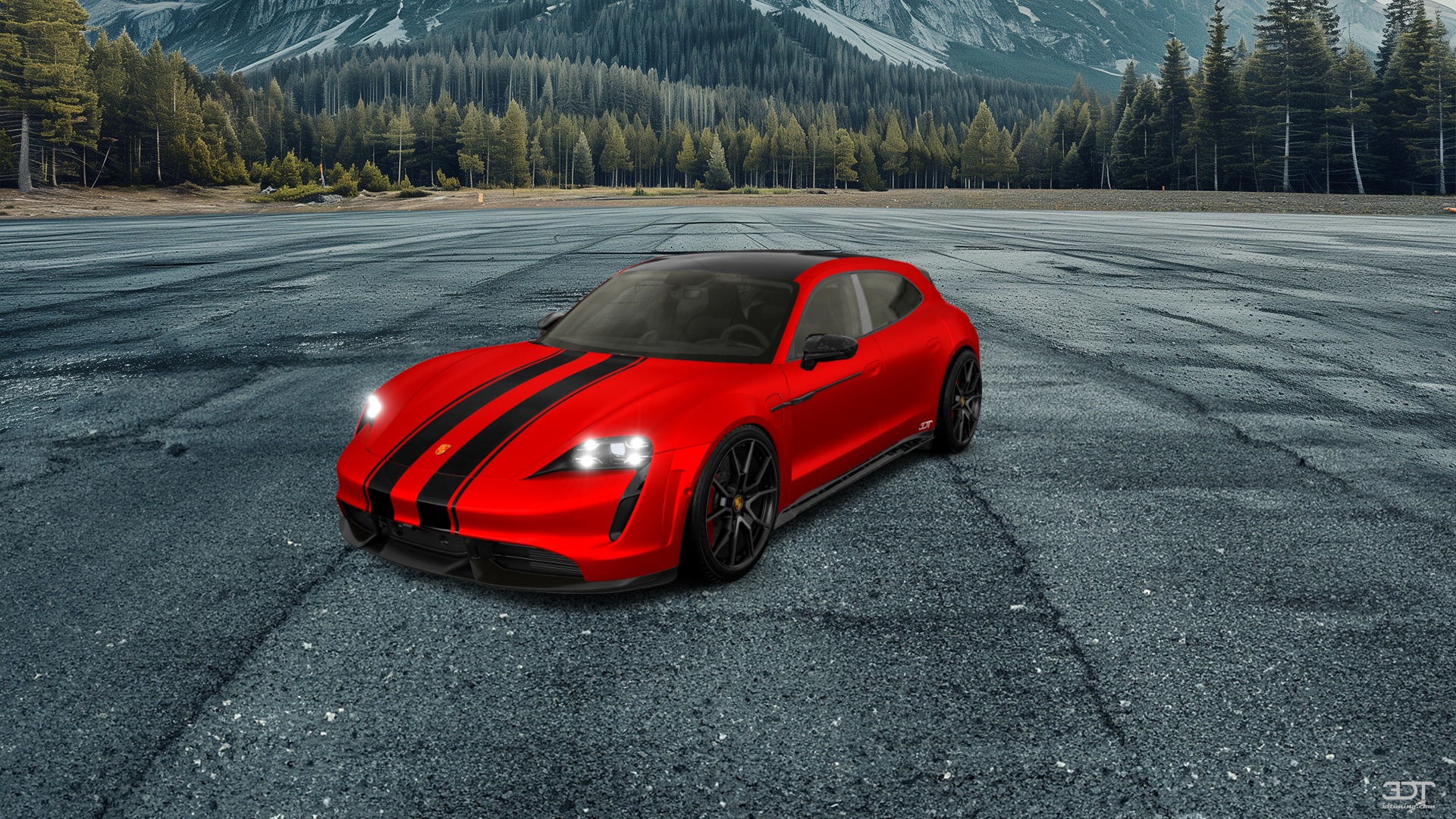 Porsche Taycan Sport Turismo Shooting Brake 2019 tuning