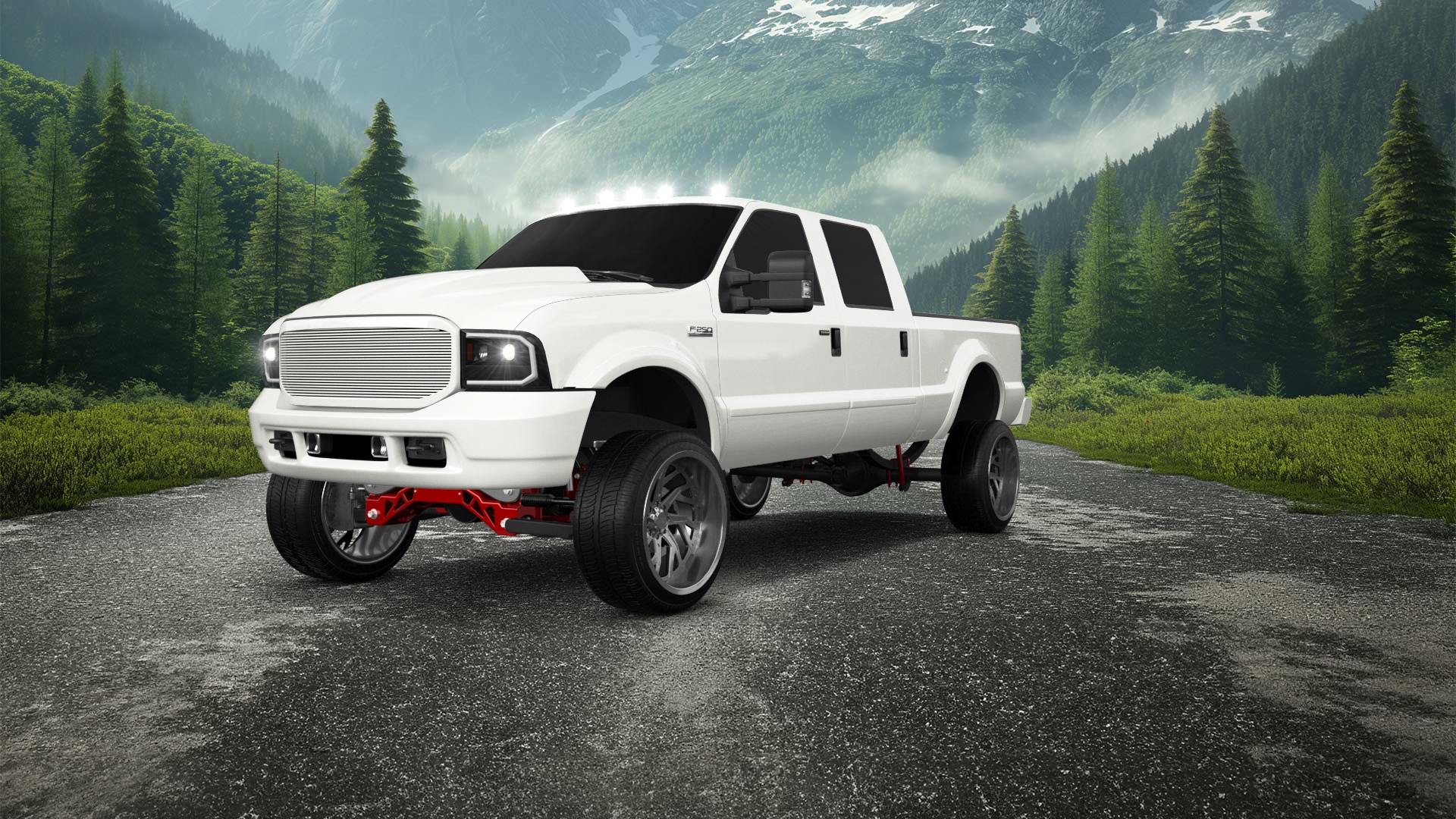 Ford F-250 Crew Cab 4 Door pickup truck 1999 tuning