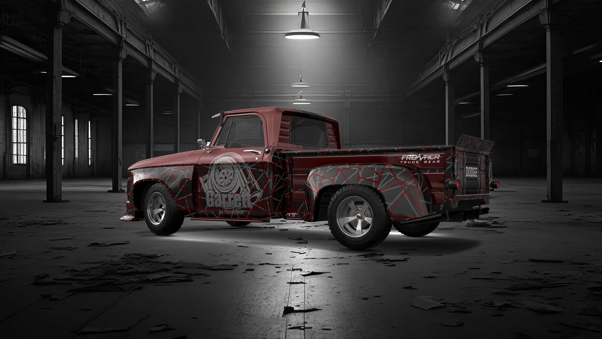 Dodge D-100 Stepside 2 Door pickup truck 1961 tuning