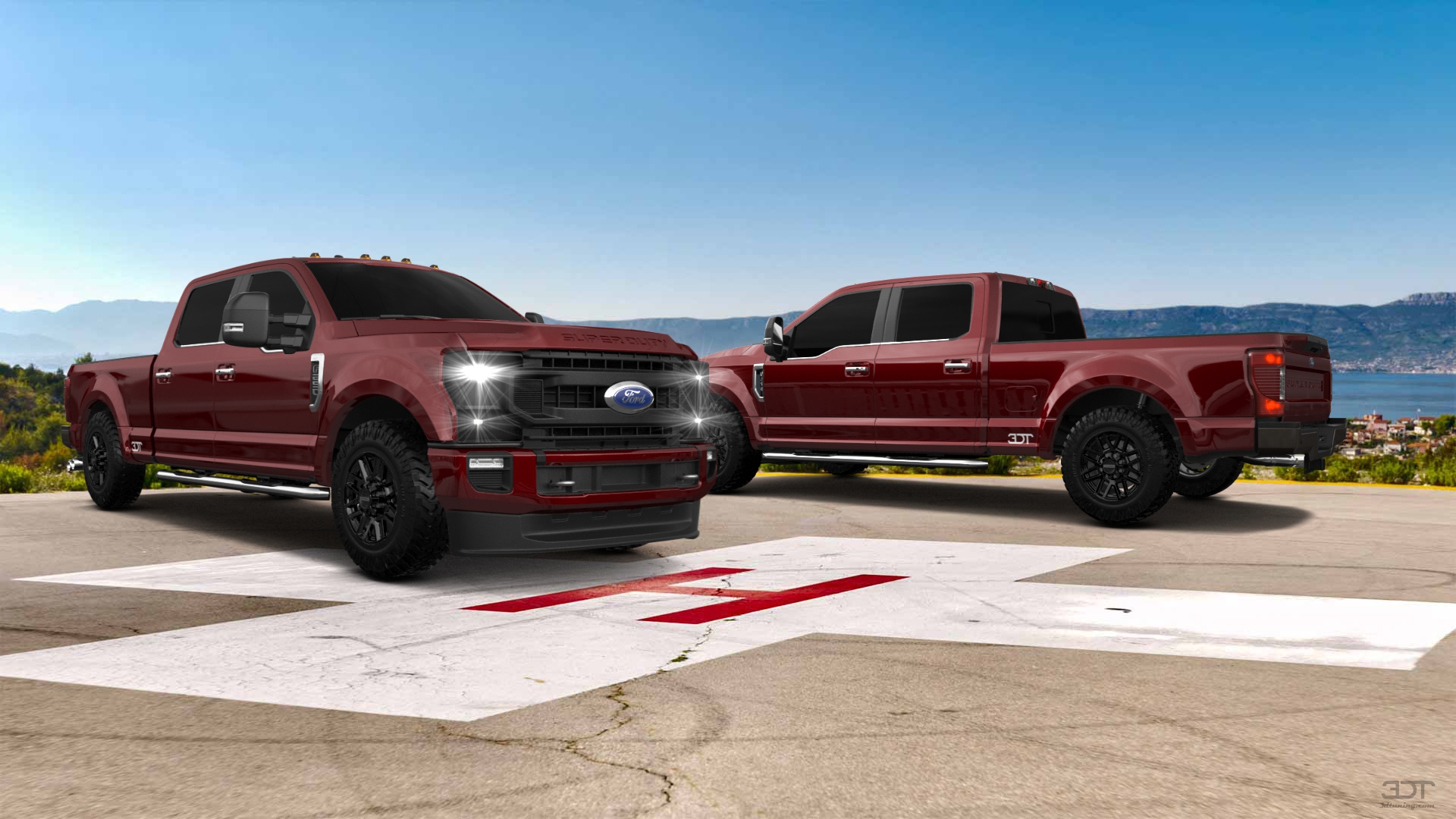 Ford F-250 4 Door pickup truck 2021 tuning