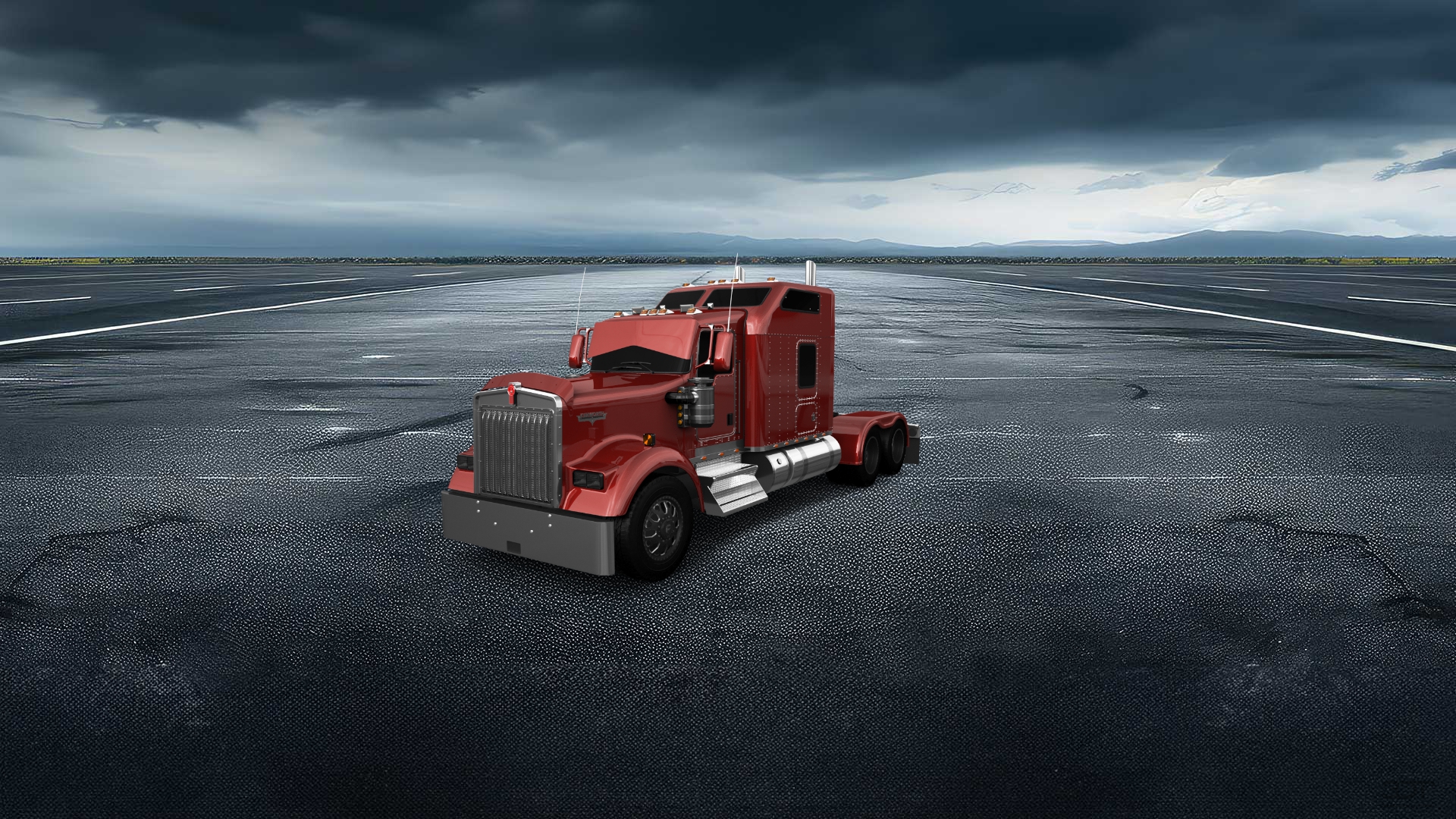 Kenworth W900 Sleeper Cab Truck 2015 tuning