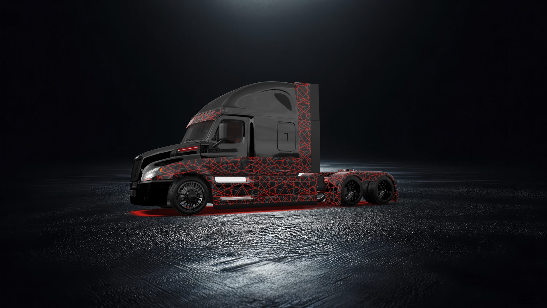 Freightliner Cascadia Sleeper Cab Truck 2018 tuning