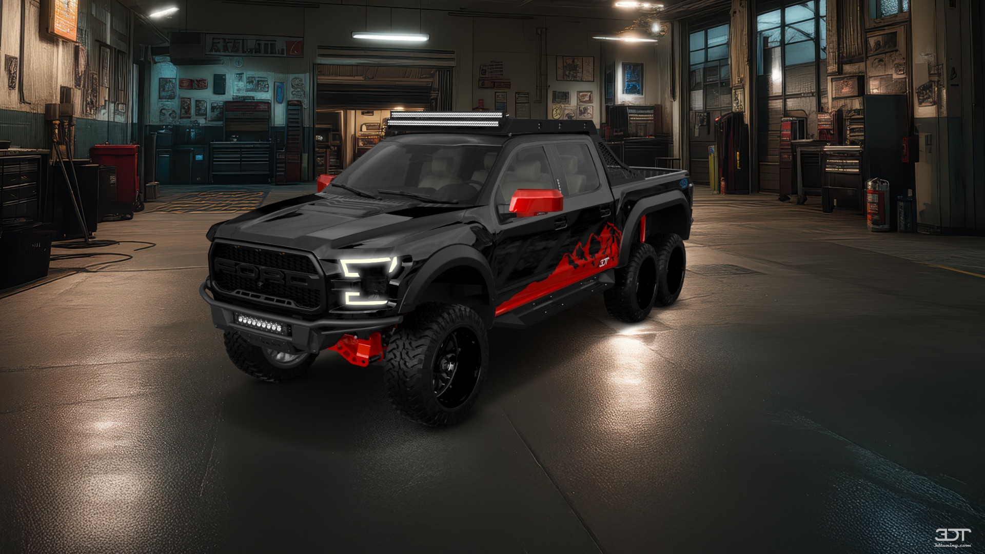 Tuning Ford Hennessey VelociRaptor 6x6 Truck 2017