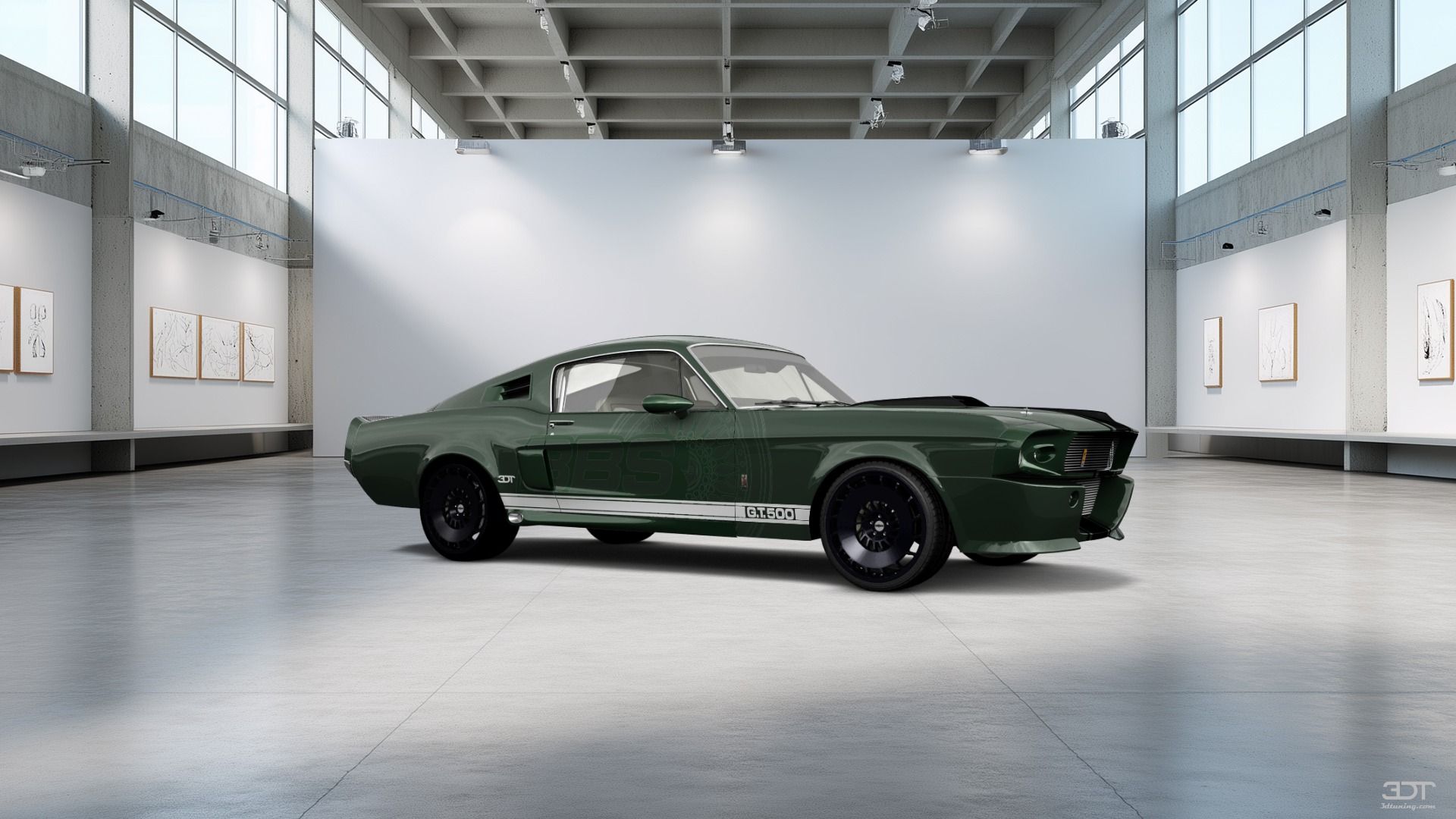 Mustang GT500 2 Door Coupe 1968 tuning