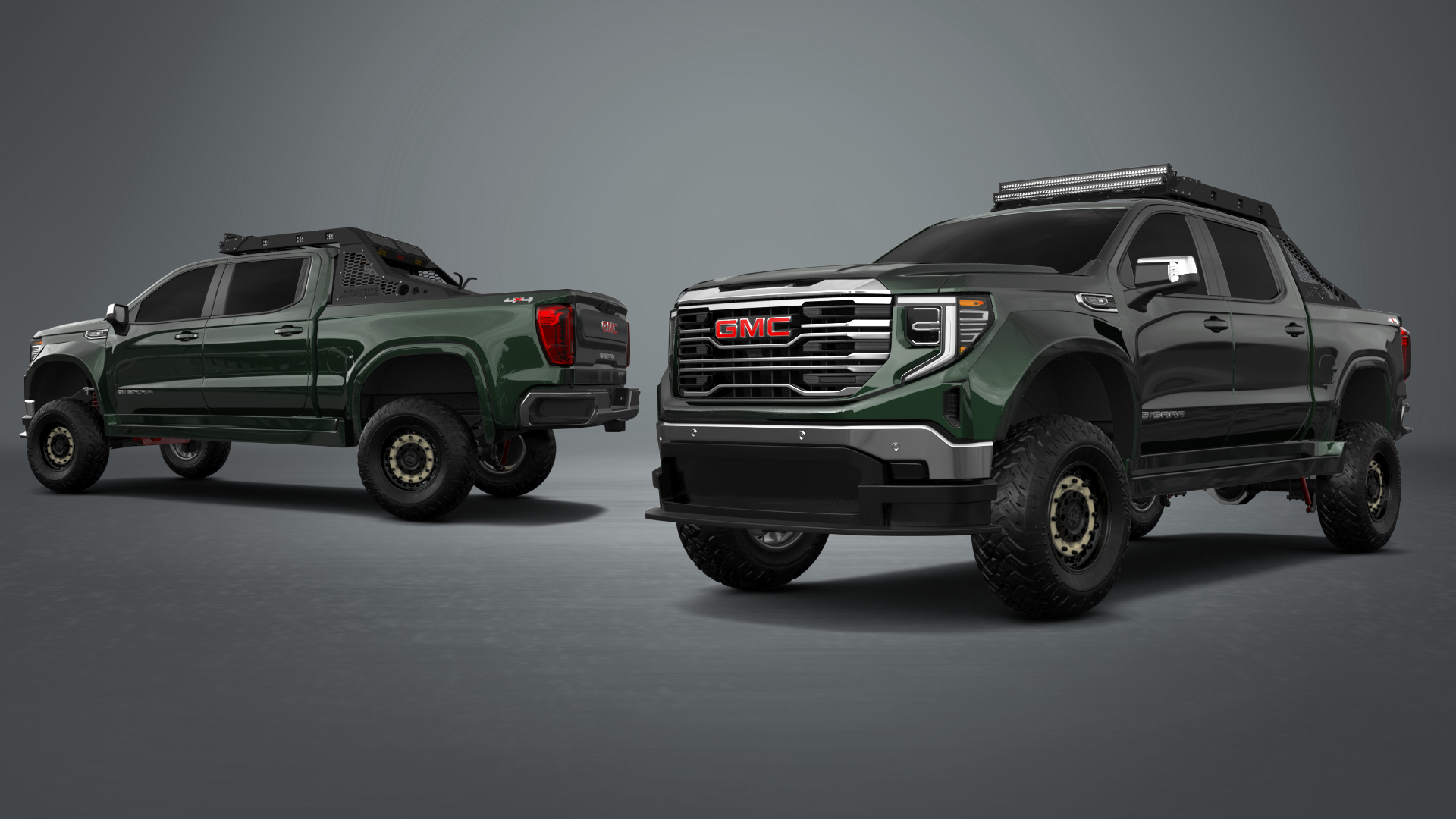 GMC Sierra 1500 Crew Cab 5.8 ft box 4 Door pickup truck 2023 tuning