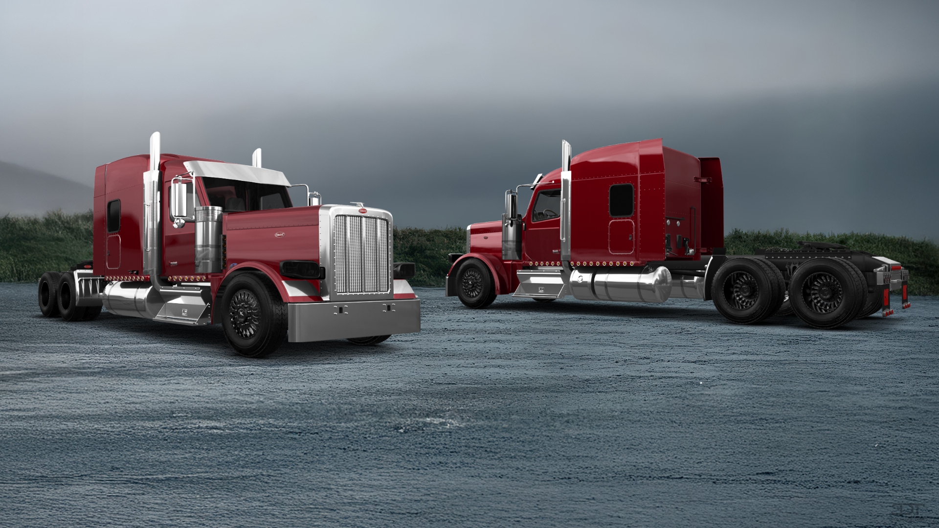 Peterbilt 589 Sleeper Cab Truck 2024 tuning