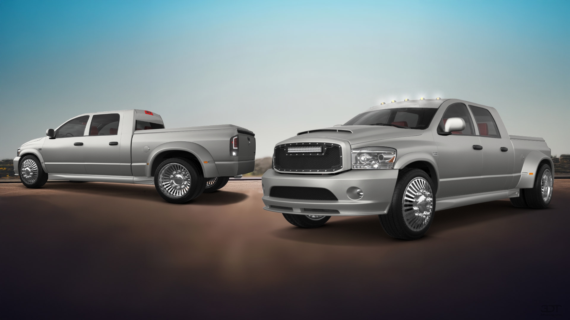 Dodge Ram 3500 Dually 4 Door pickup truck 2007