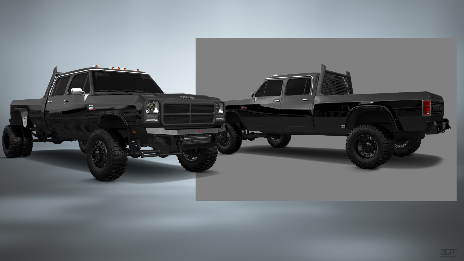 Dodge Ram 350 4 Door pickup truck 1991 tuning