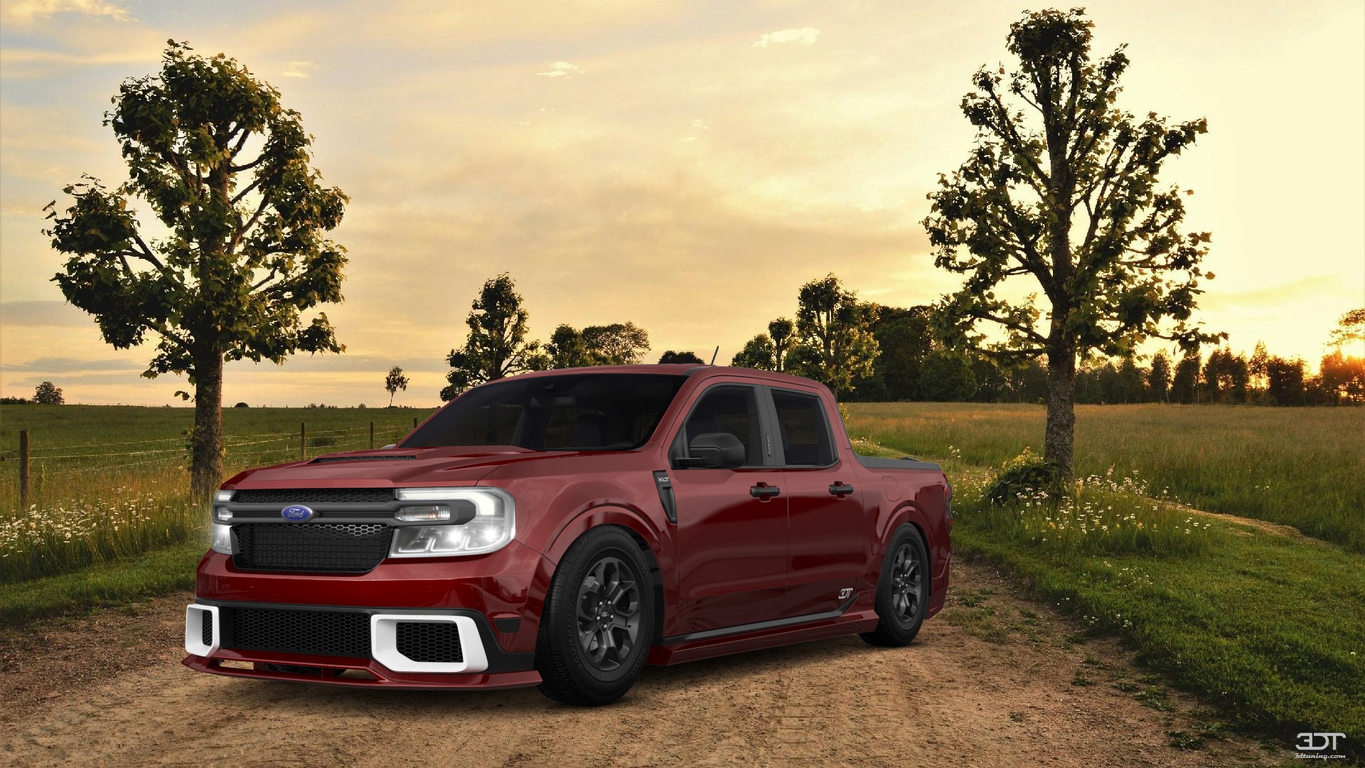 Ford Maverick 4 Door pickup truck 2022 tuning