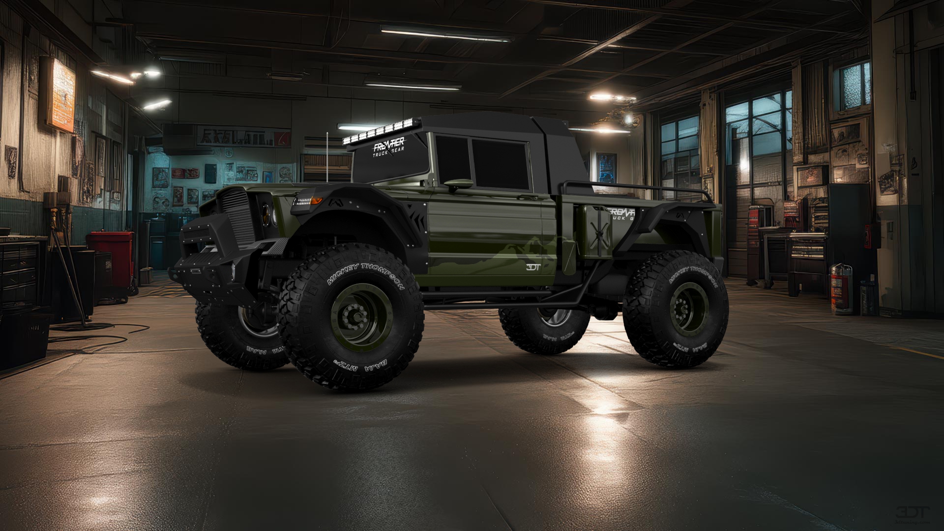 Jeep Kaiser M715 2 Door pickup truck 1968 tuning