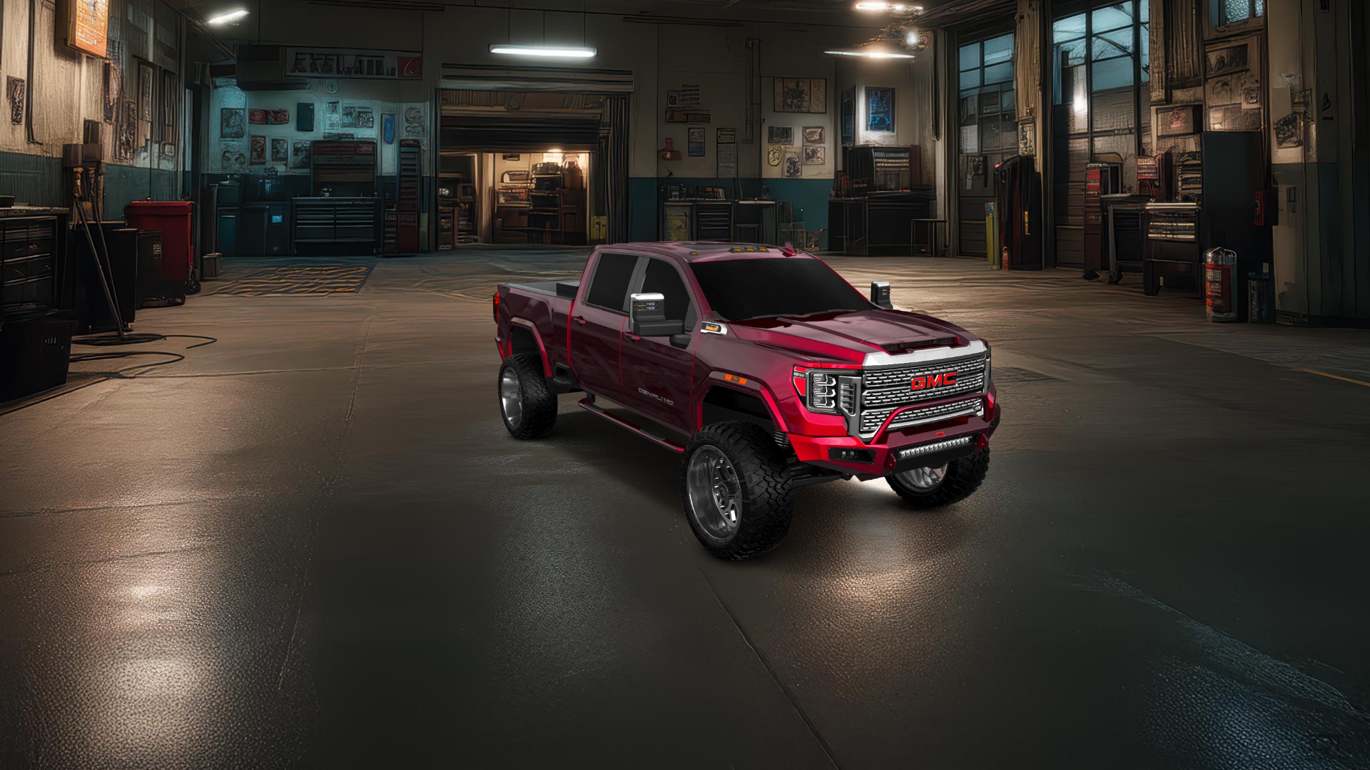 GMC Sierra 2500 HD 4 Door pickup truck 2020 tuning