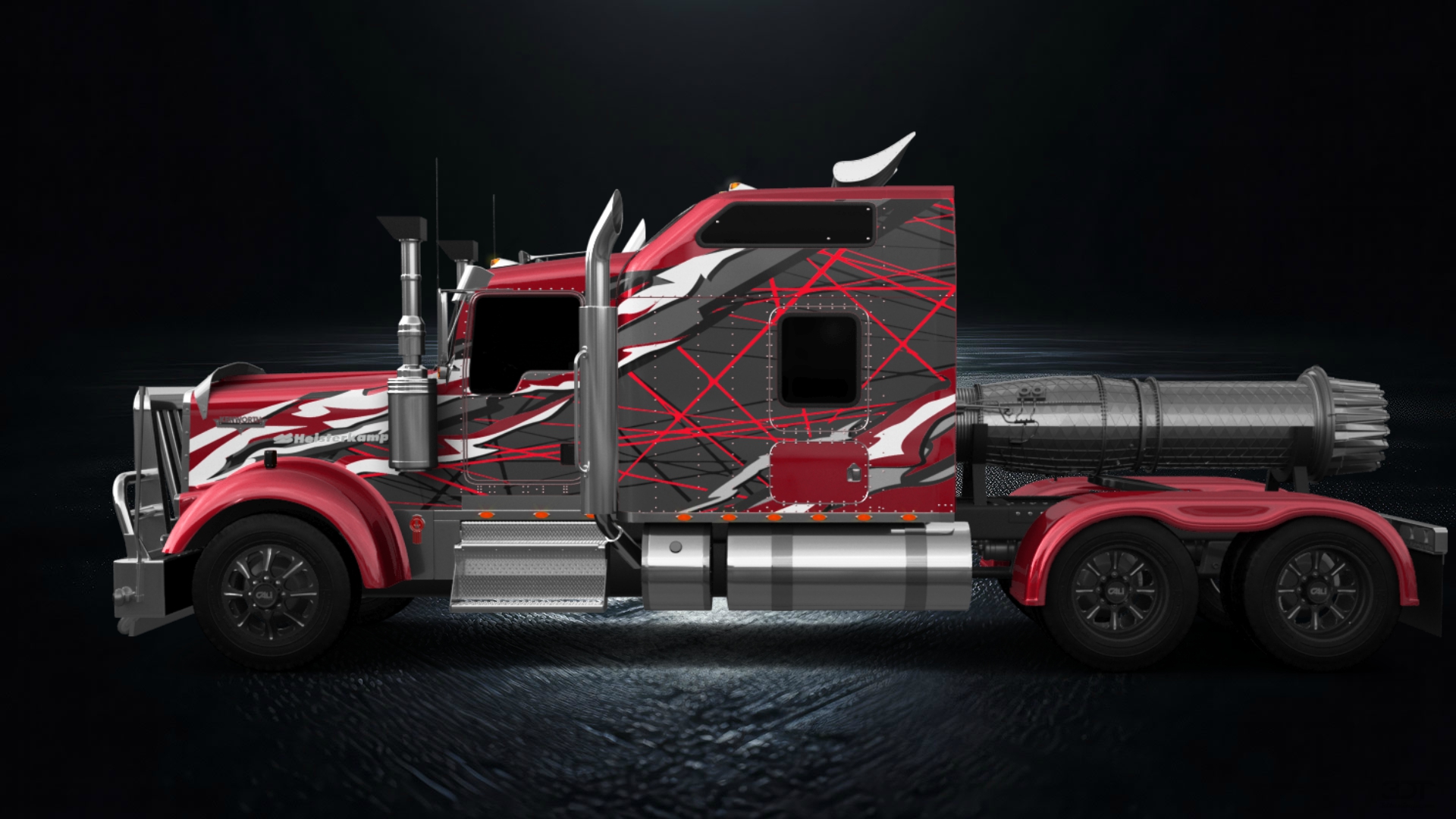 Kenworth W900 Sleeper Cab Truck 2015