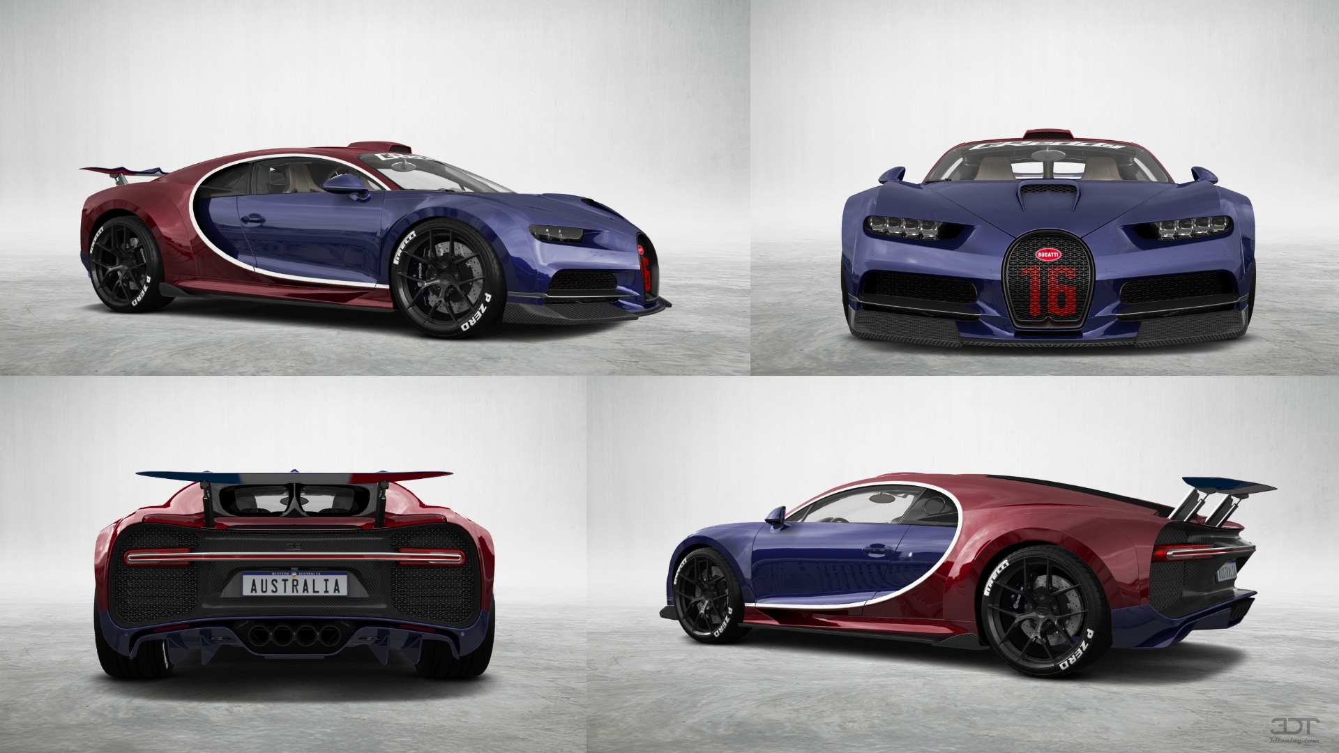 Bugatti Chiron 2 Door Coupe 2016 tuning