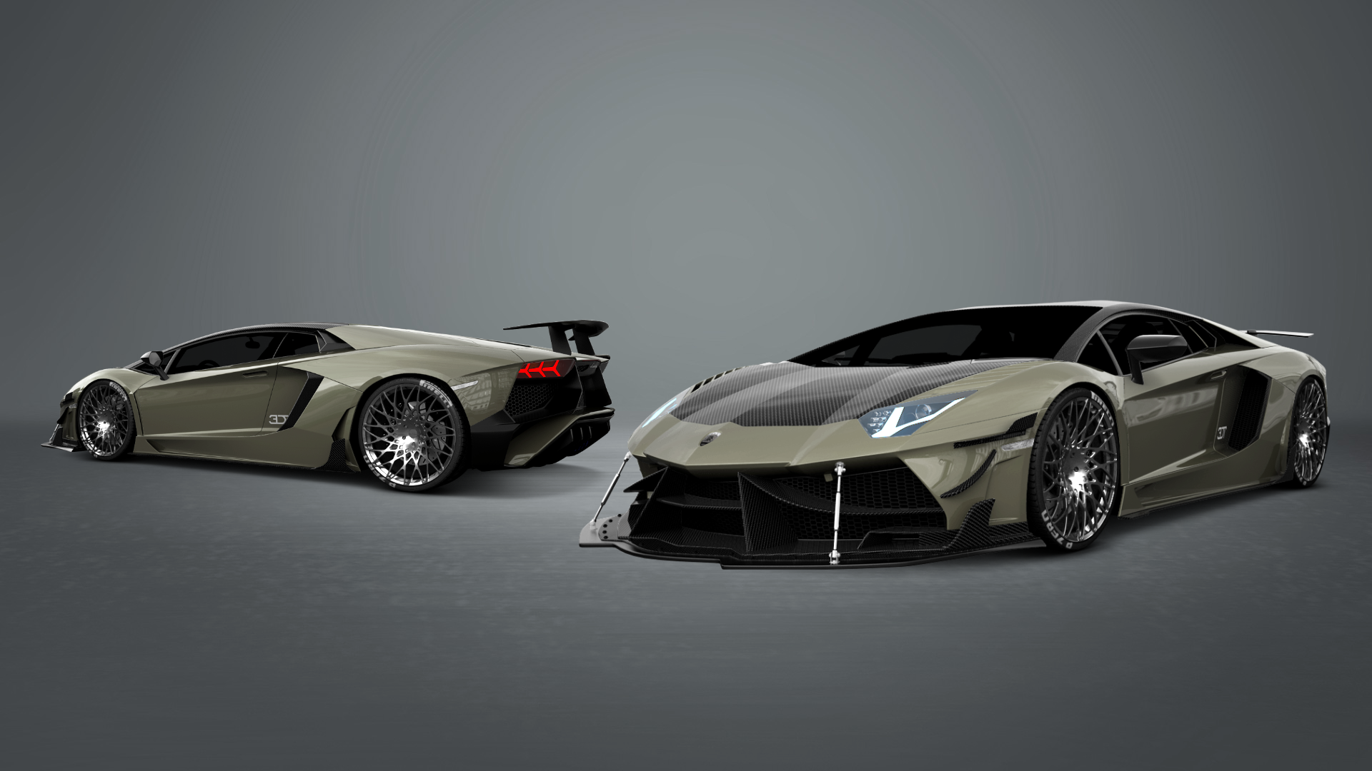 Lamborghini Aventador 2 Door Coupe 2012 tuning