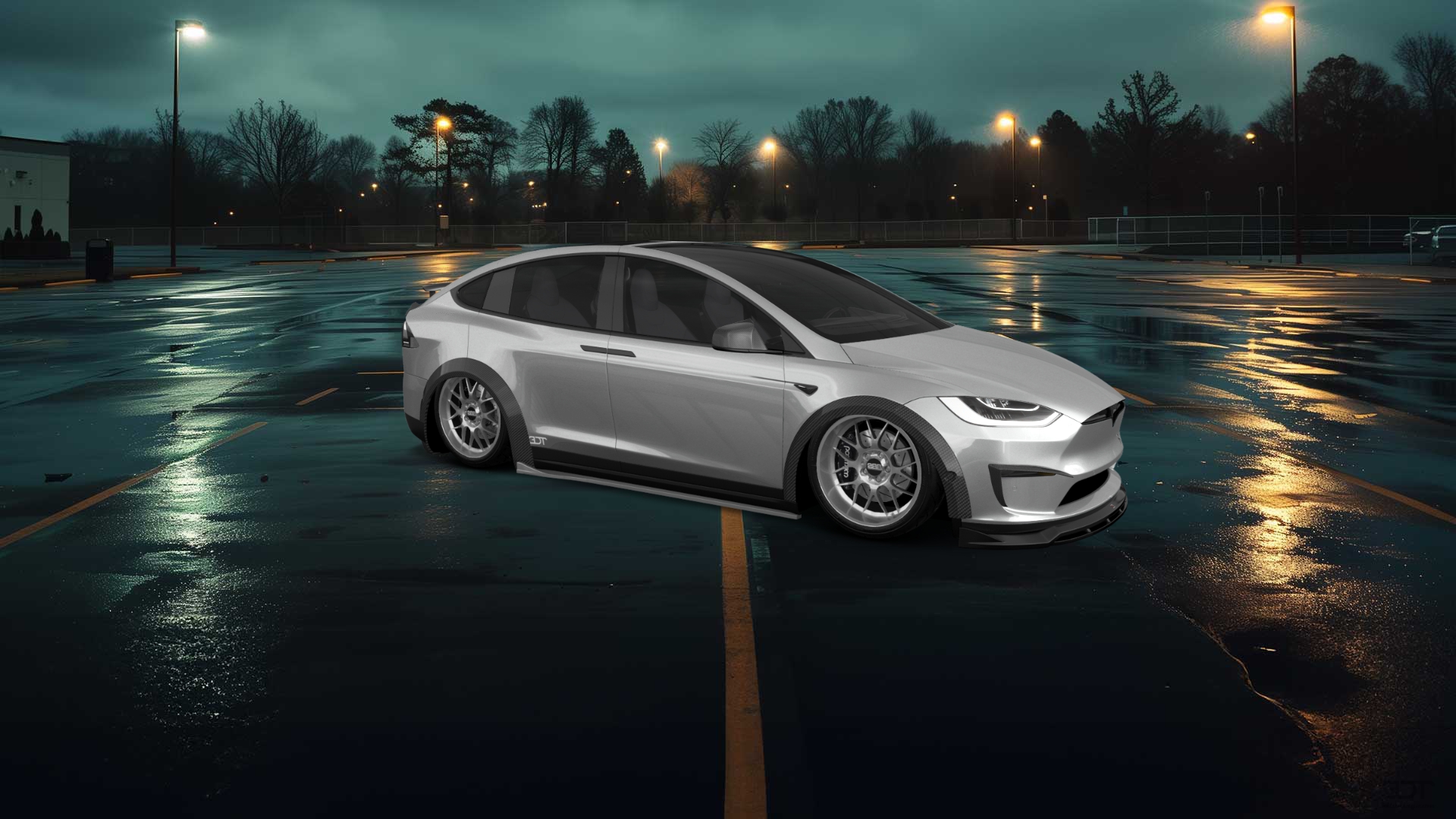 Tesla Model X 5 Door SUV 2024 tuning