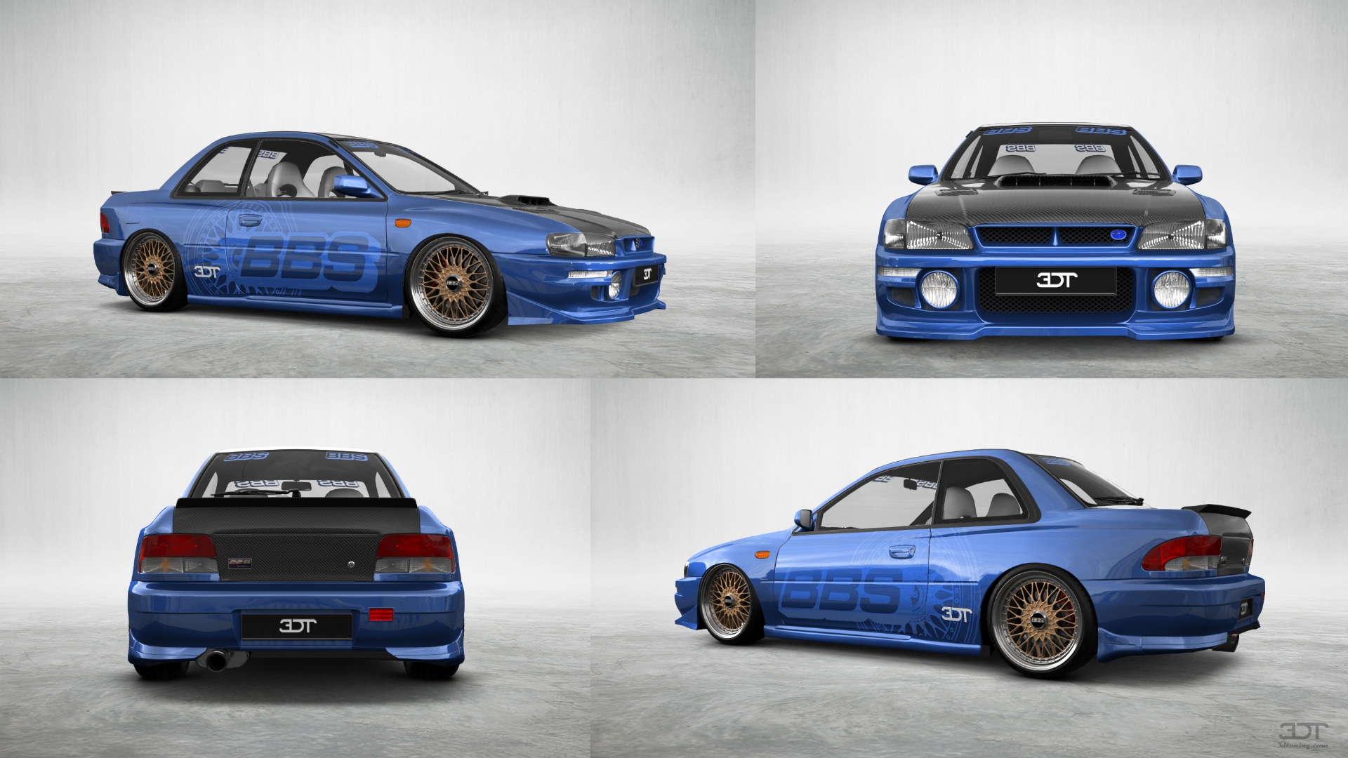 Subaru Impreza WRX STI 22B 2 Door Coupe 2000 tuning