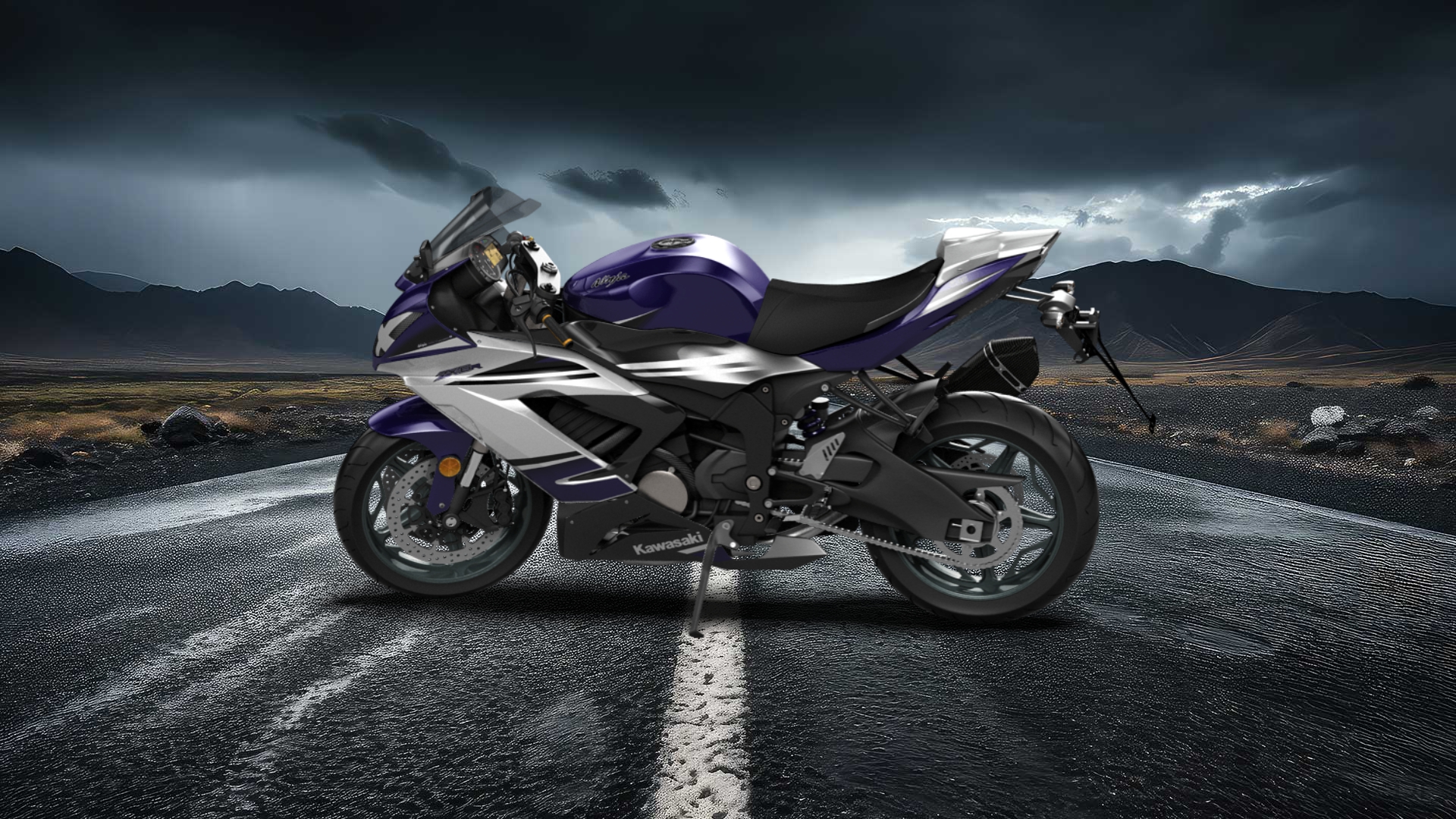 Kawasaki Ninja ZX 6R Sport Bike 2015
