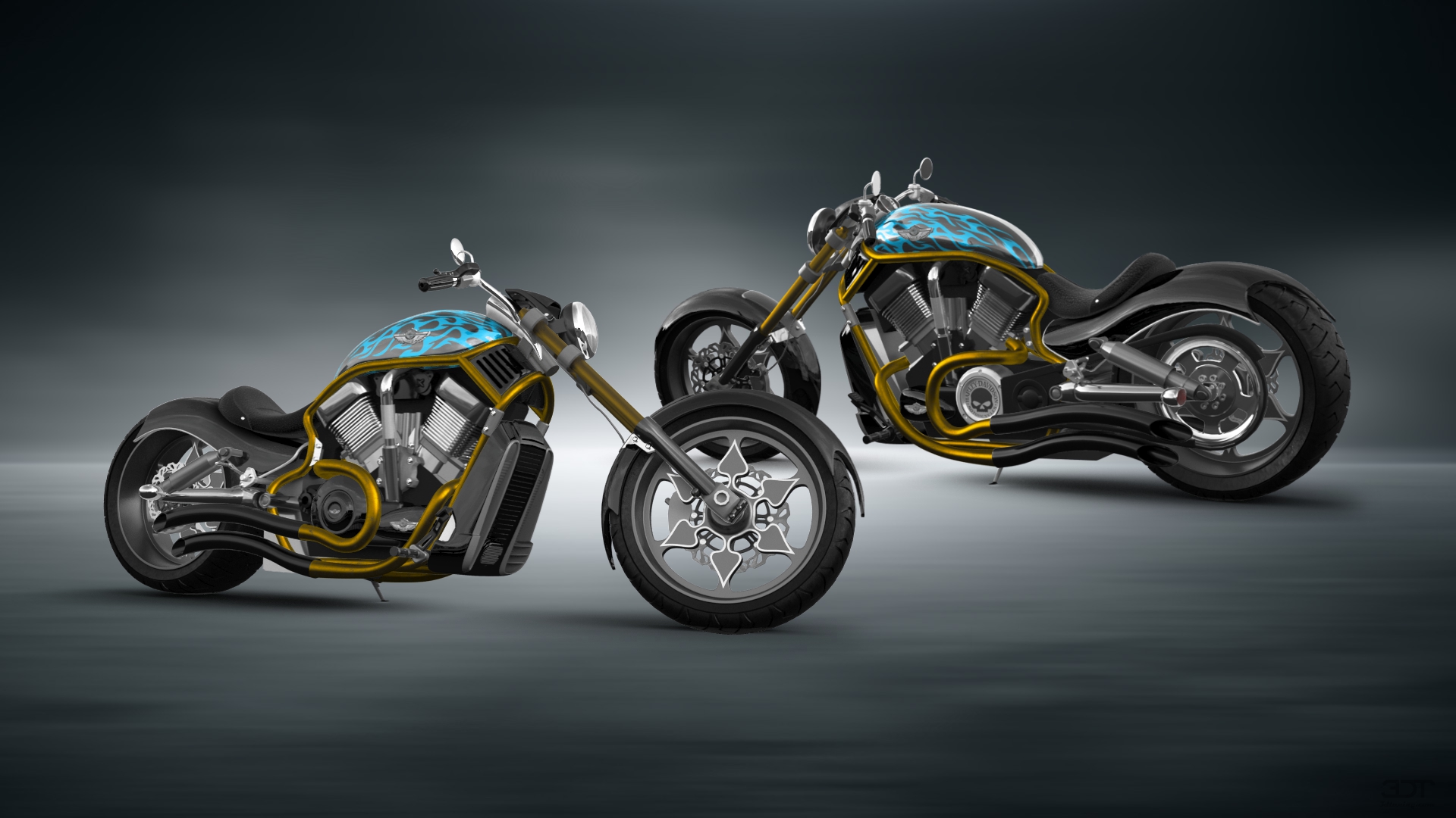 Harley-Davidson Custom Chopper Cruiser 2011